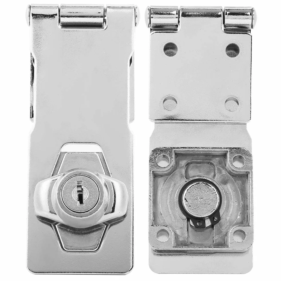 HASP Block, Keyed HASP BLOXKI, CYNC THOLOY, SEACE DOFNETS SINETETES DOBRAS, ŁATA Instalacja, 100 X 40 Mm, dla Blokady Bezpieczeństwa, Wysoka twardość, Szybka Instalacja z 2 Klawiszami, 192 G, 8