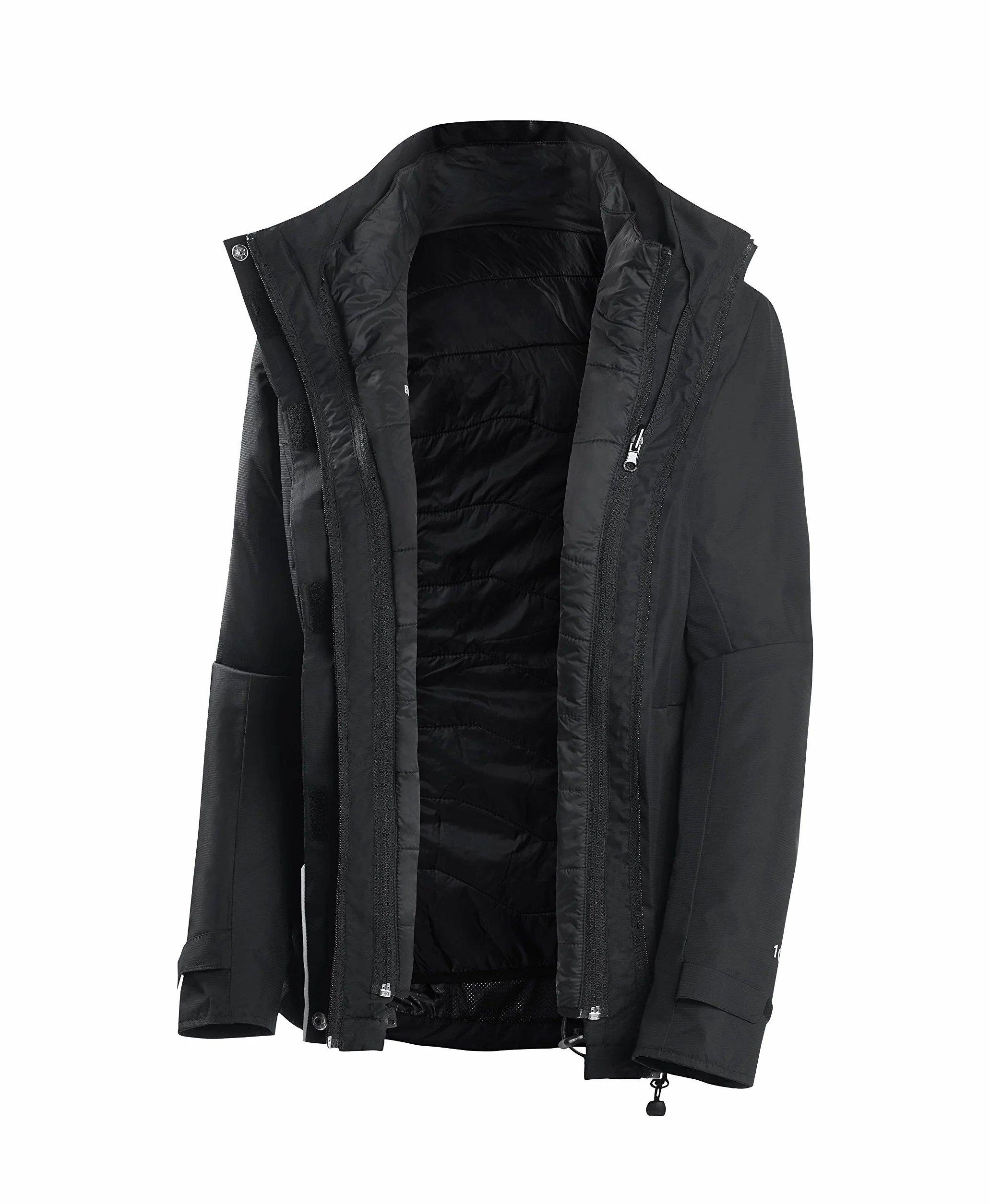 Black Crevice damska kurtka outdoorowa 3 w 1