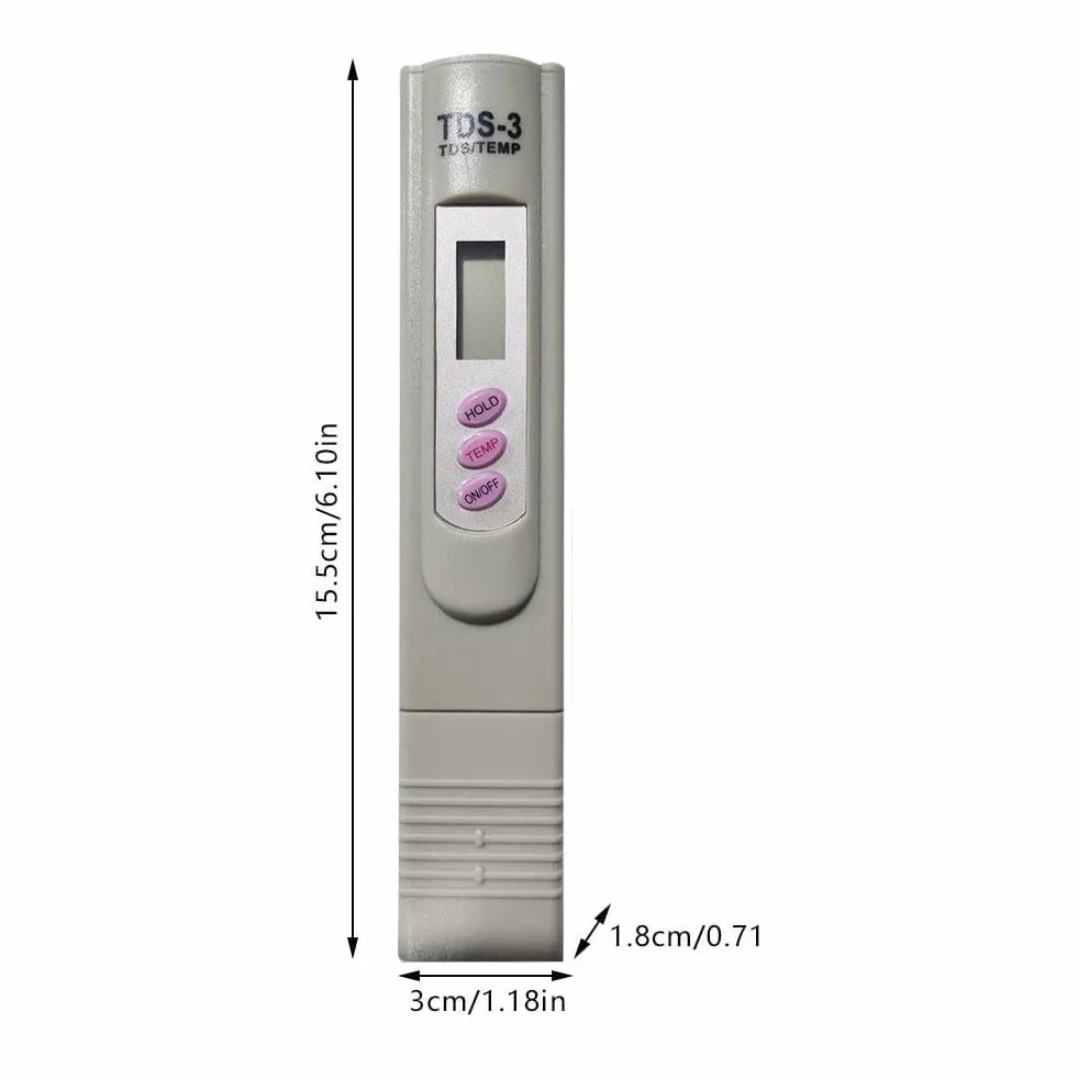 Cyfrowy miernik TDS jakość wody Tester TEMP/PPM przenośny miernik TDS długopis do wody pitnej jedzenie baseny spa akwaria