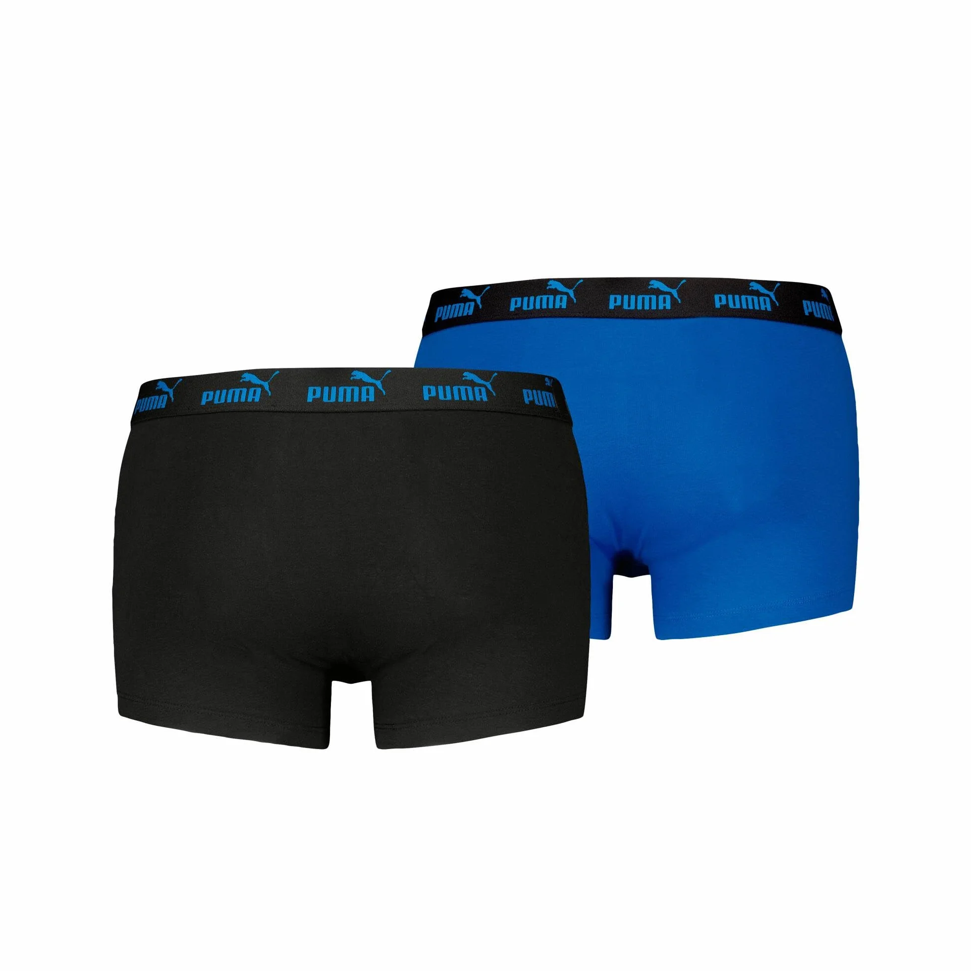 PUMA Męskie bokserki męskie, czarny/niebieski, L (2 sztuki), Black/Blue, L