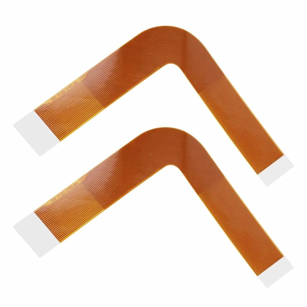 Części zamienne laserowa wstążka kabel danych, 2 szt. 7 W laserowy obiektyw odbioru płaska wstążka elastyczna część naprawcza do PS2