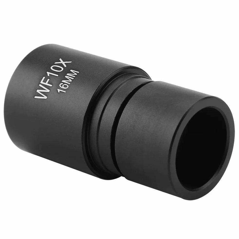 DM-R001 WF10X 16 mm szerokokątny okularek mikroskopowy do biologicznego montażu na oczach mikroskopu 23,2 mm ze skalą 0,1 mm, 50% większe pole widzenia