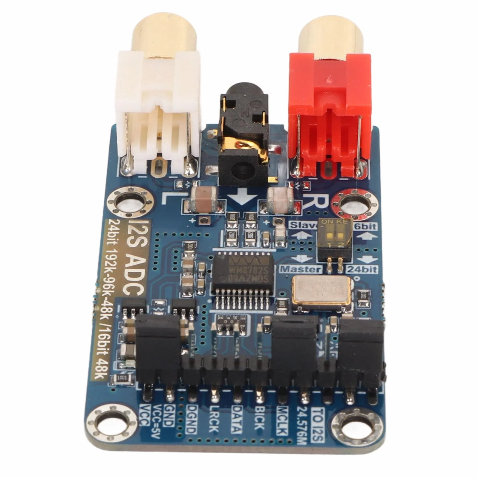 I2S ADC Audio Moduł Karty Przechwytującej I2S Master Slave Mode Development Board Bezstratny Cyfrowy Dekoder Audio I2S ADC