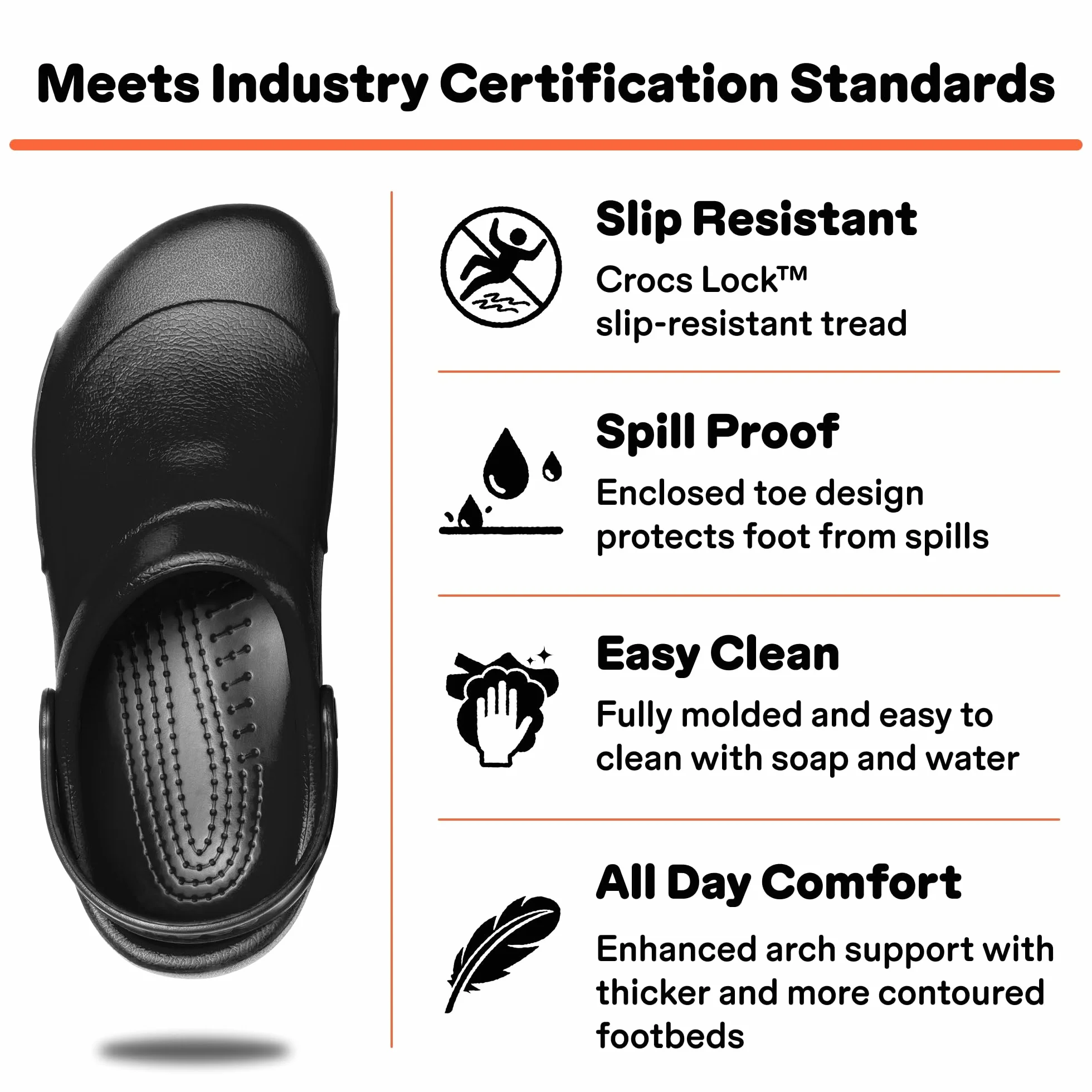 Crocs Uniseks Bistro Work ClogClog