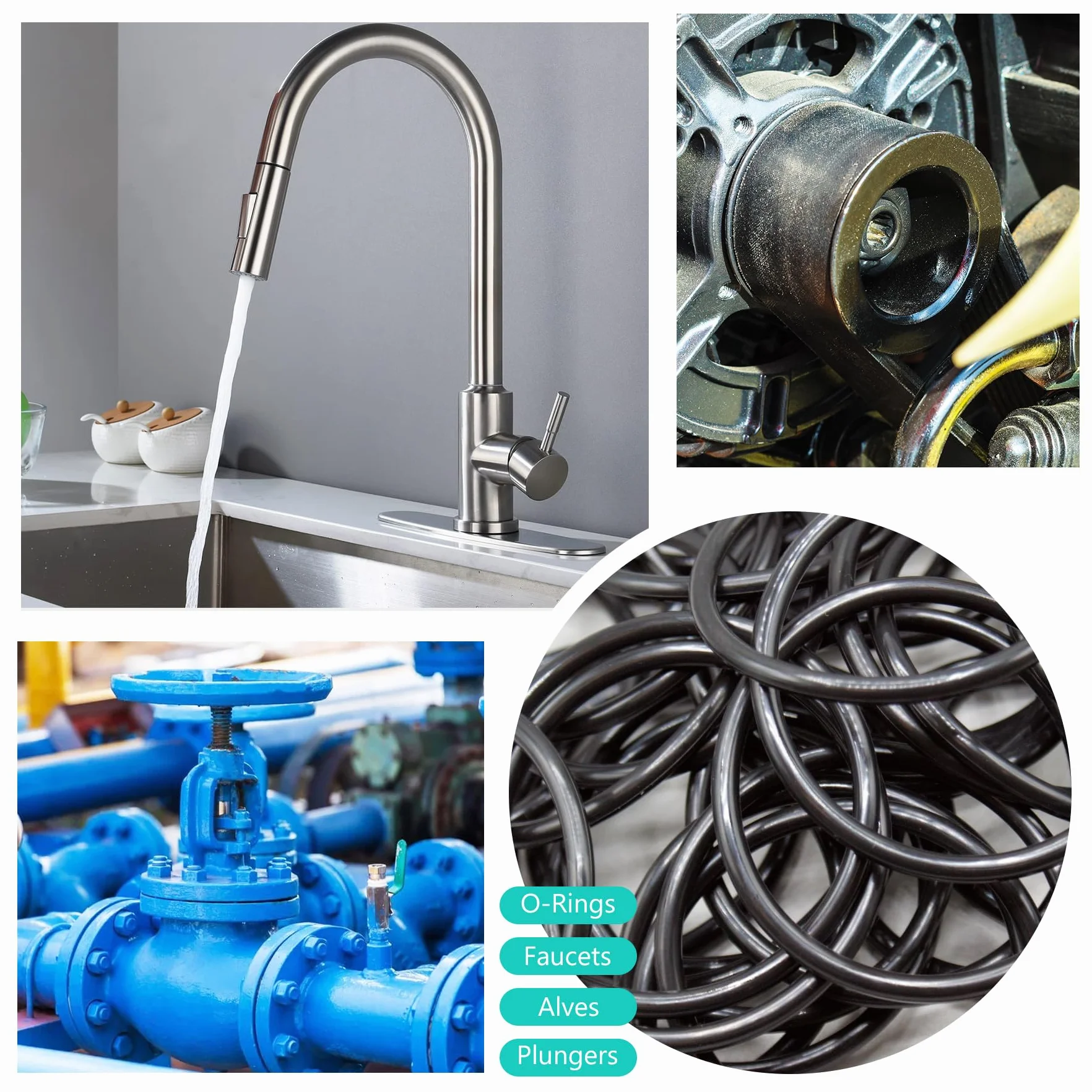Smar silikonowy klasy spożywczej 114 g do uszczelnień ekspresów do kawy, o-ringów, hydrauliki, gumy, uszczelek i zaworów, wodoodporny uszczelniacz silikonowy, kompatybilny z większością tworzyw