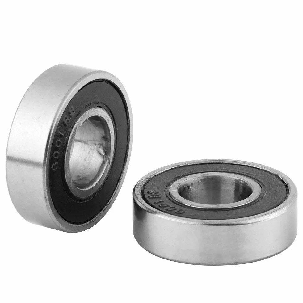 10 pcs Kugellager Lager Rollenlager, Multi-Use-Gummi Sealed Rillenkugellager 6001-2RS (12x28x8mm)