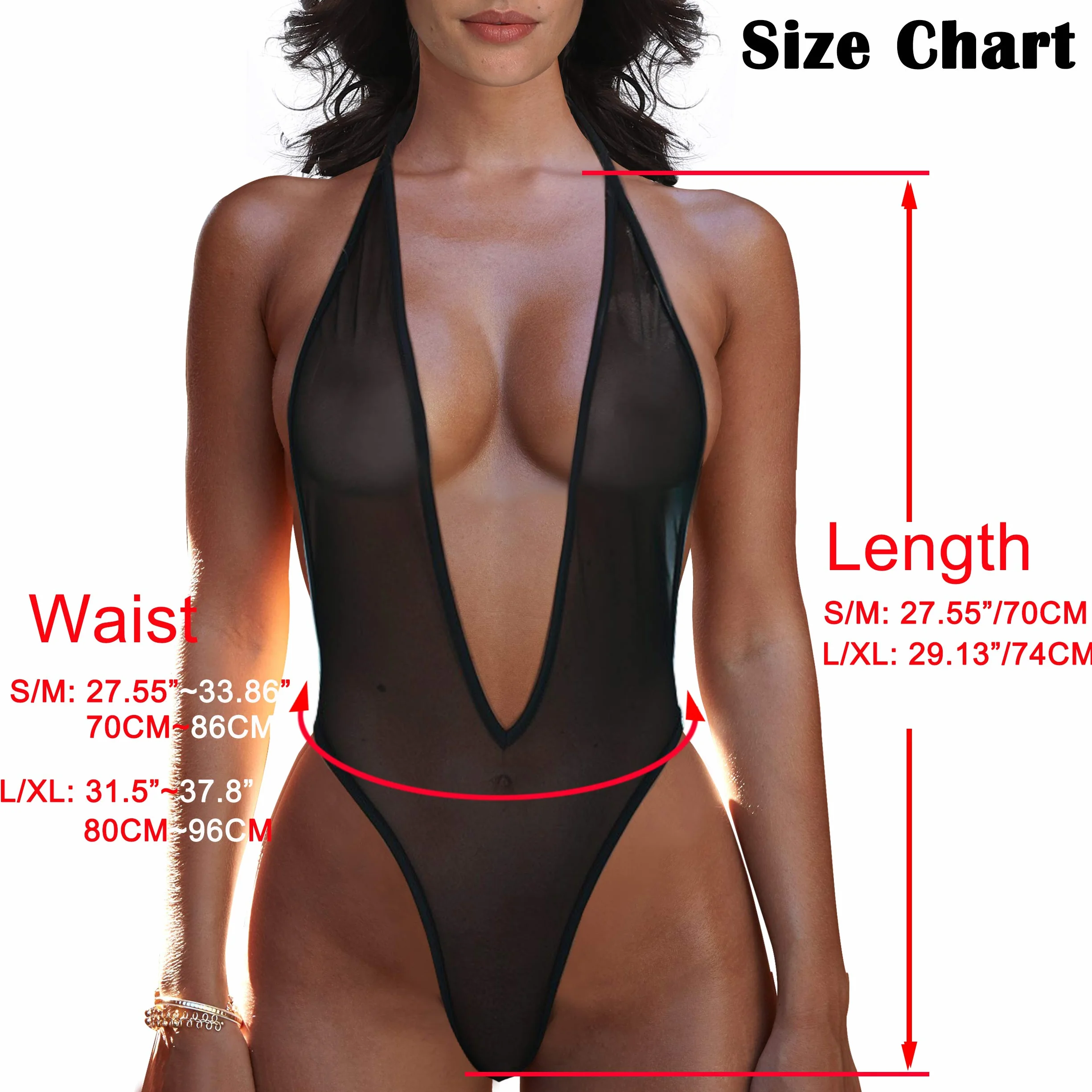 SHERRYLO Zestaw bikini Kobiety stringi