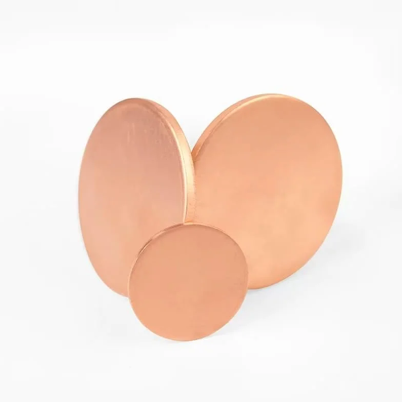 Premium Pure Copper Metal Discs - Czyste okrągłe dyski do rękodzieła - grubość 1-6 mm, średnica 10-300 mm(1 3mm x 60mm)