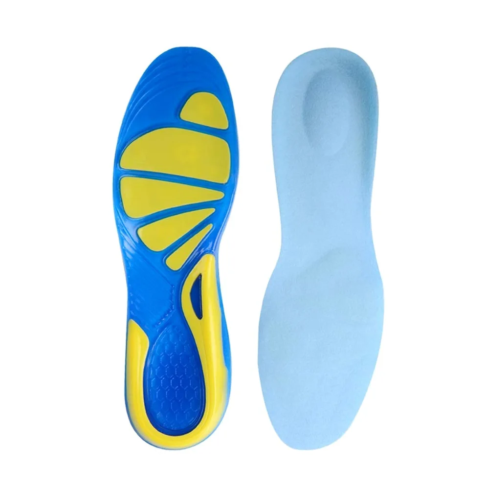 Żelowe wkładki silikonowe mężczyźni kobiety sportowe podeszwy do butów Orthotic Arch Support Fasciitis Plantar Insert Heel Spur Cushion Pad (rozmiar : średni) (mały)