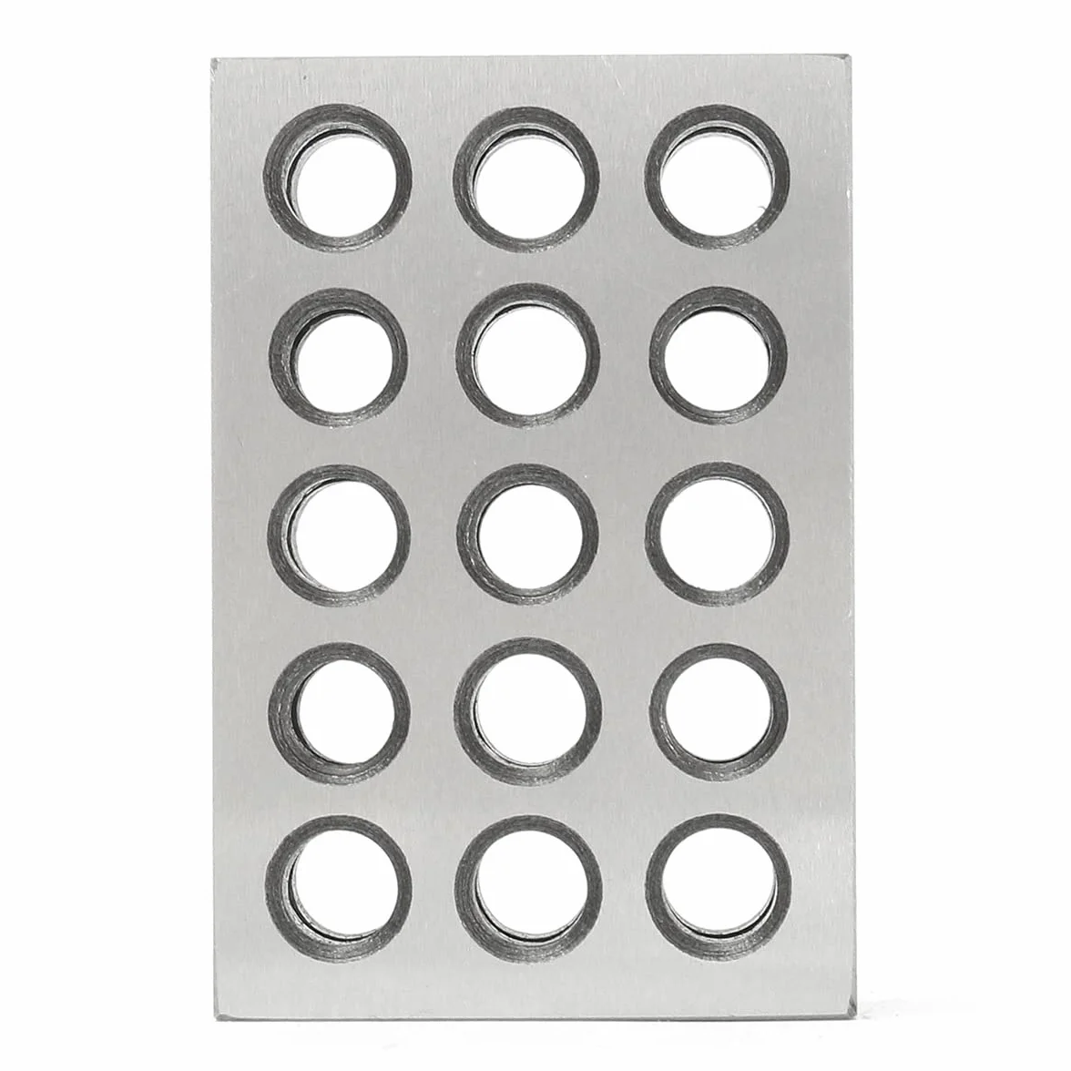 2 szt. klocków precyzyjnych hartowanej stali 0,0002 '' inżynier uziemiony 23 otwory bloki inżynierskie 3 x 5 cm x 7,5 cm narzędzie tokarskie (0,0003)