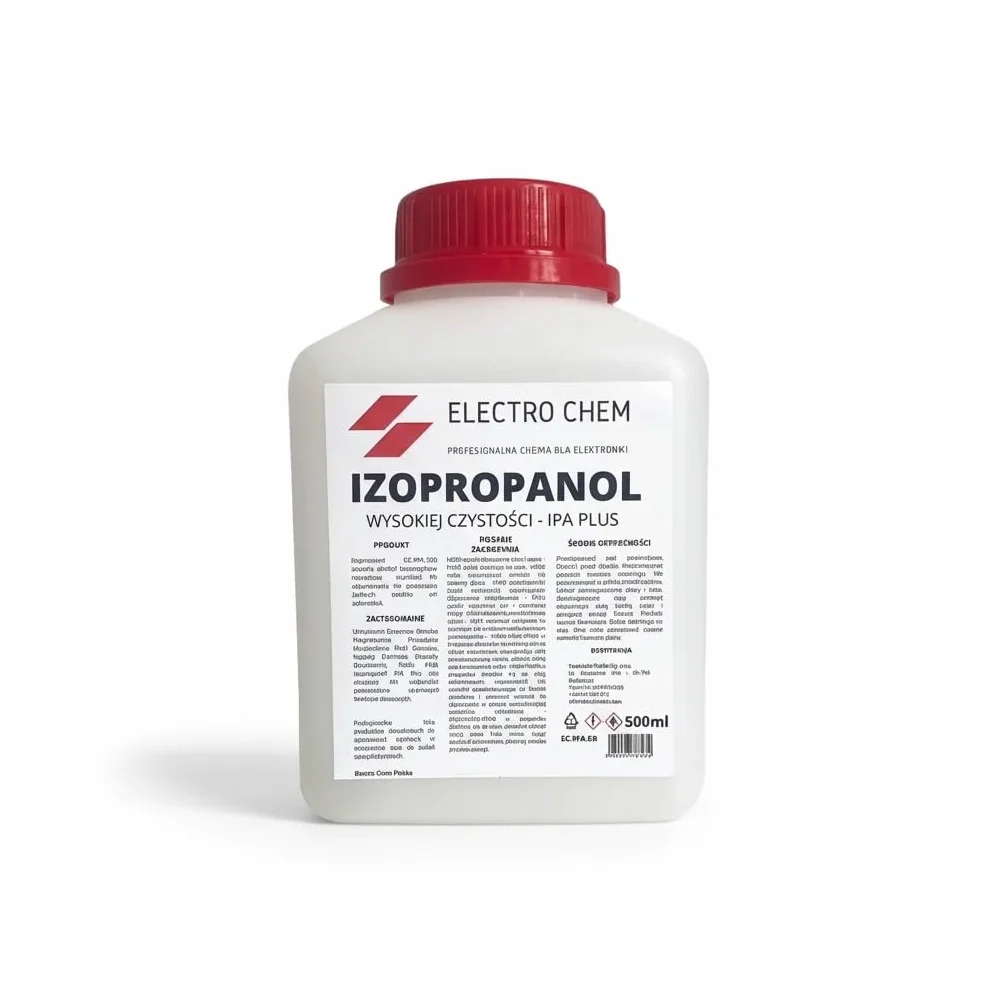 Izopropanol Electro Chem 99.9 - IPA PLUS 500ml - Certyfikowana Jakość