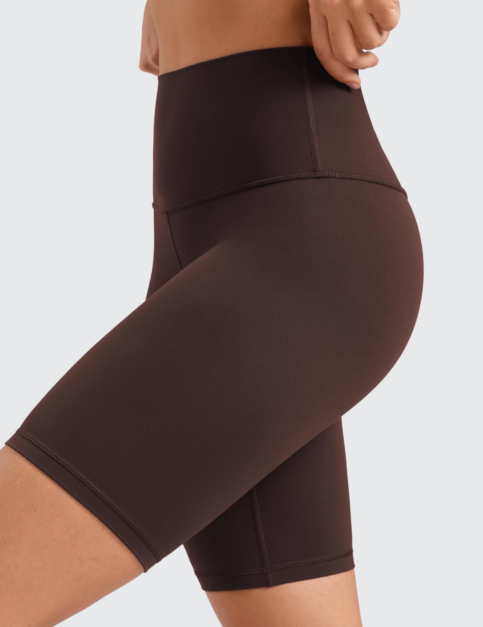 CRZ YOGA Damskie Szorty Motocyklowe Butterluxe 2.5"/4"/6"/8" - Szorty Do Jogi Z Wysokim Stanem Running Spandex Booty Shorts