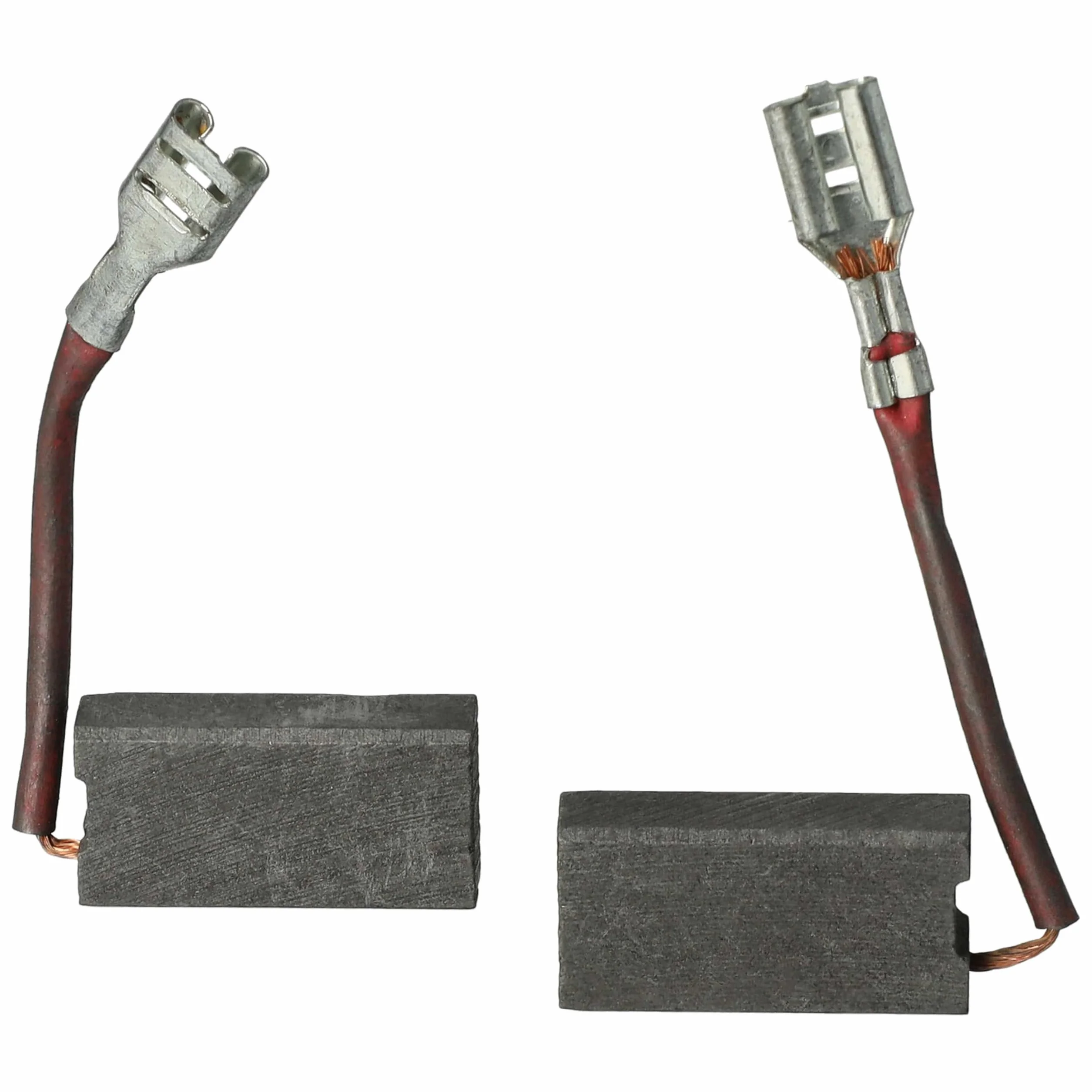 vhbw 2 x szczotka węglowa, węgiel silnikowy, węgiel ścierny 6 x 10 x 18,5 mm do wiertarki udarowej