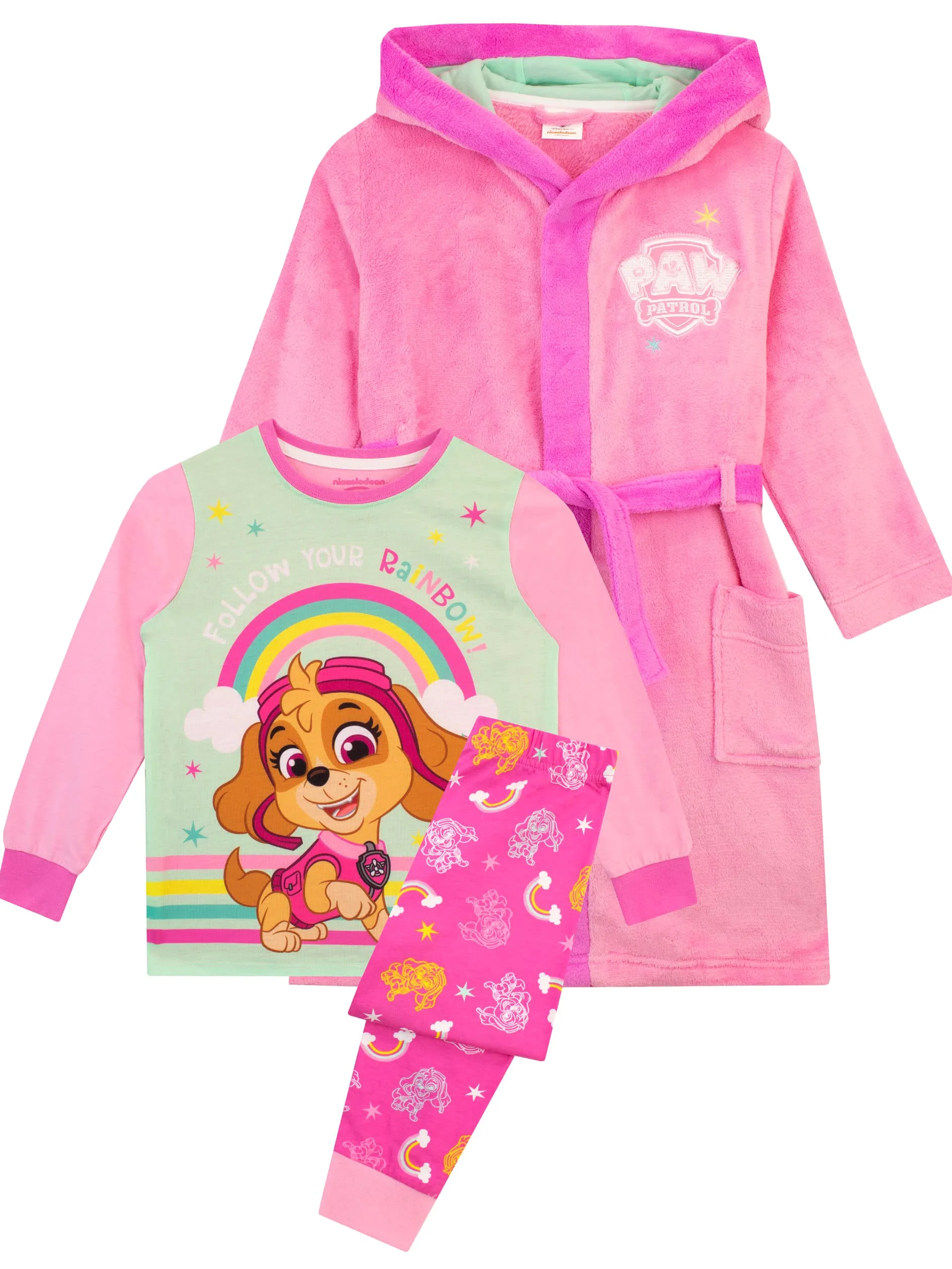 Paw Patrol Szlafrok Piżama Skye Dziewczyny