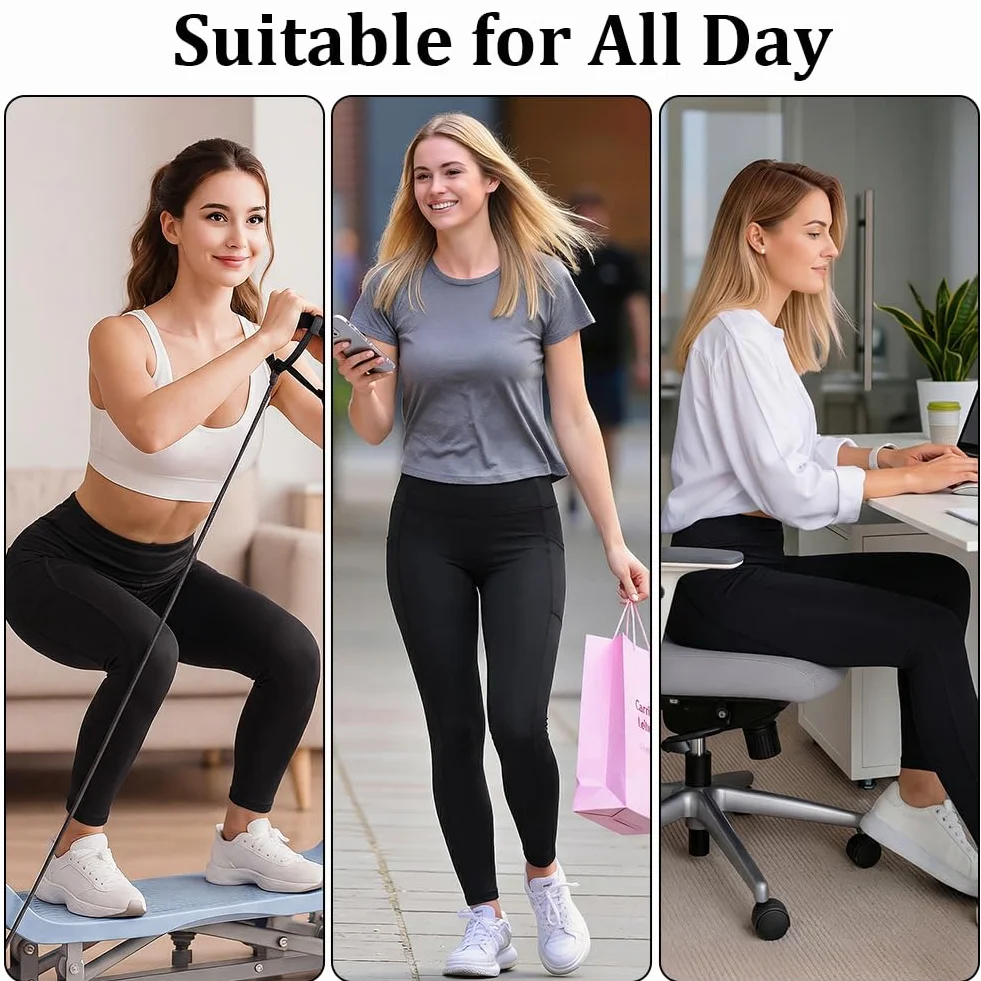 Damskie spodnie do jogi/spodnie do jogi bootcut siłownia legginsy z wysokim stanem spodnie do jogi legginsy kompresyjne do biegania lekkie sportowe legginsy treningowe spodnie do biegania