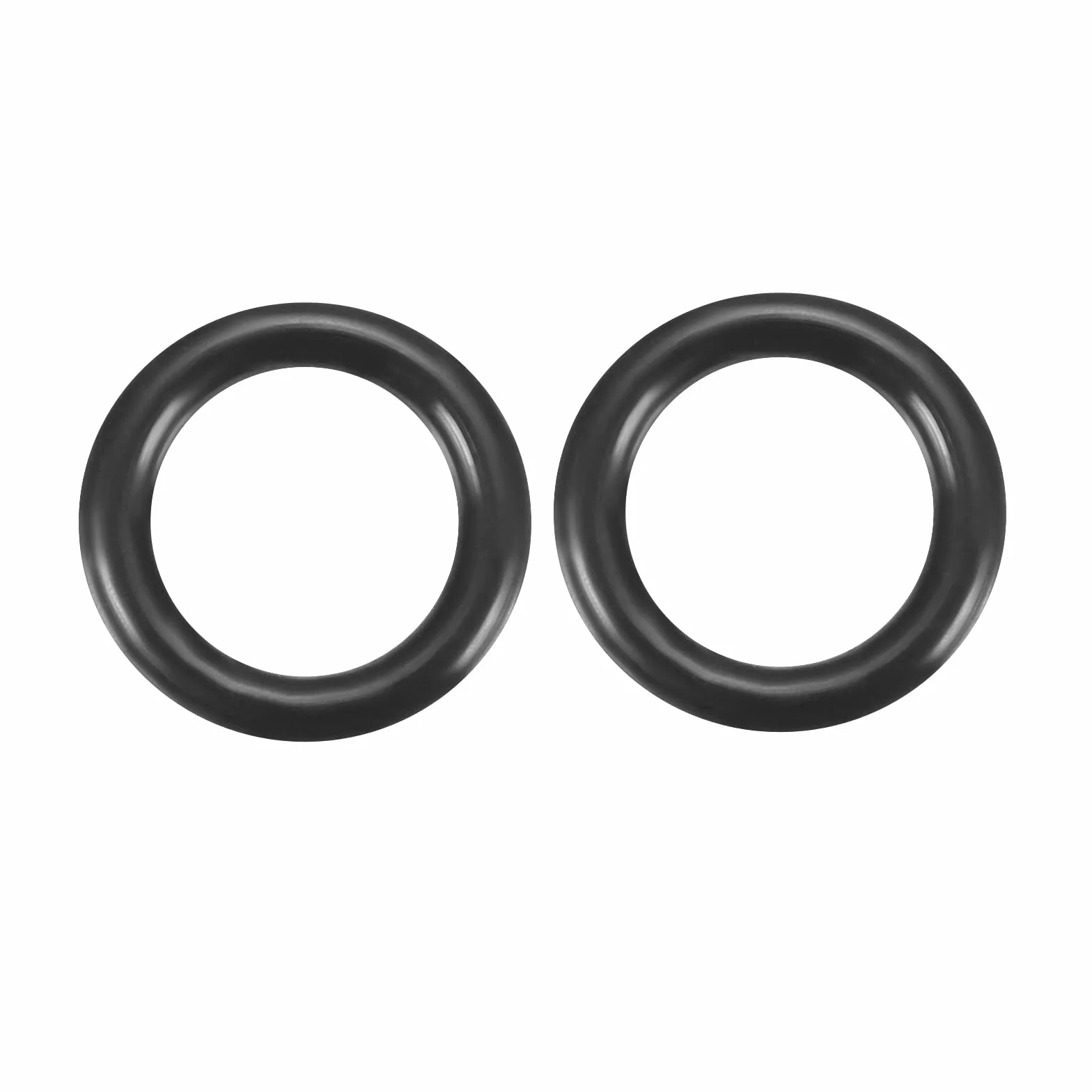 QUARKZMAN 9 mm x 6 mm x 1,5 mm nitrylowe gumowe uszczelki O-ring x 100 sztuk okrągła uszczelka [czarny]