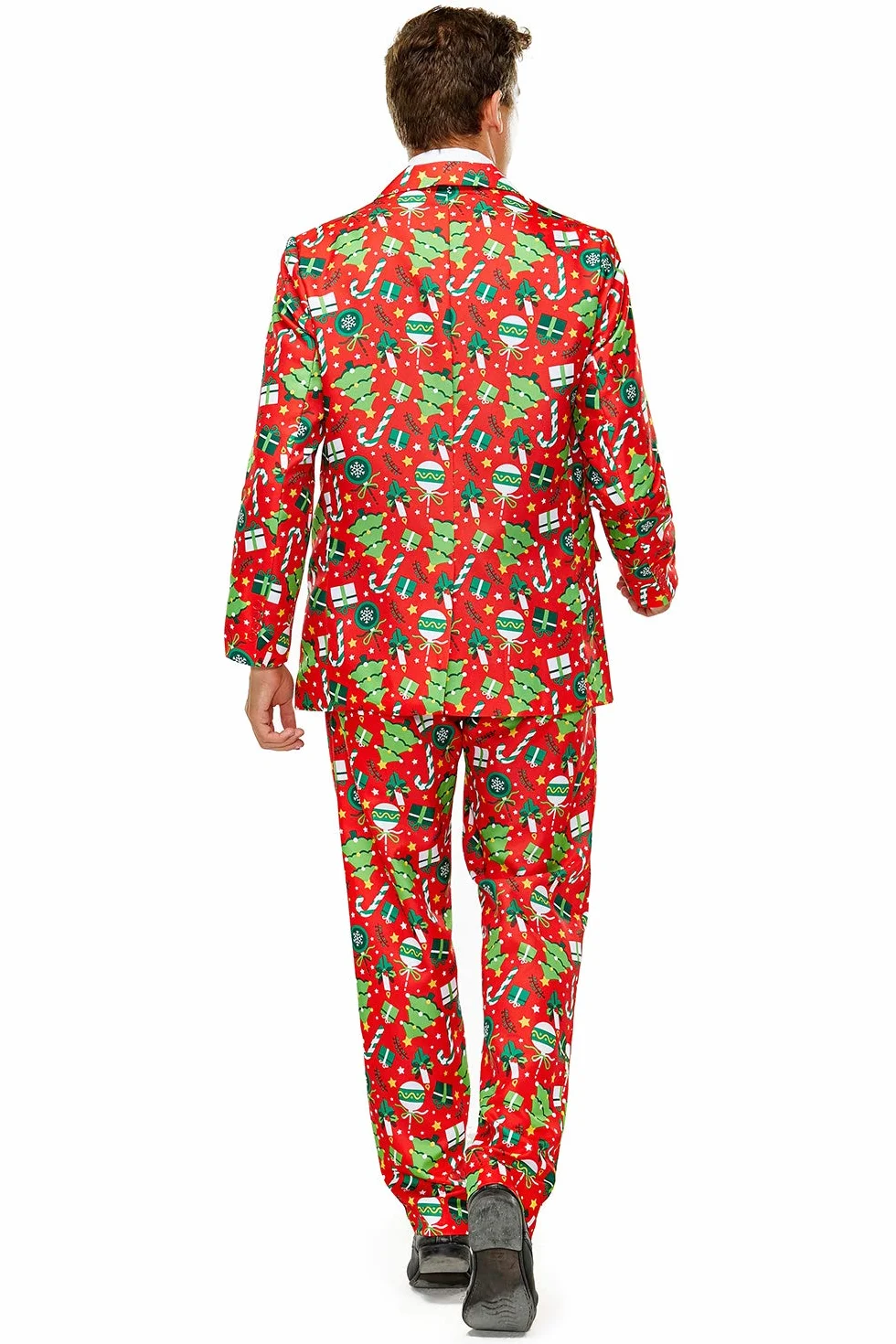U LOOK UGLY TODAY Smoking Mężczyźni Christmas Suit Party Mens Funny Novelty Xmas Jacket Costume