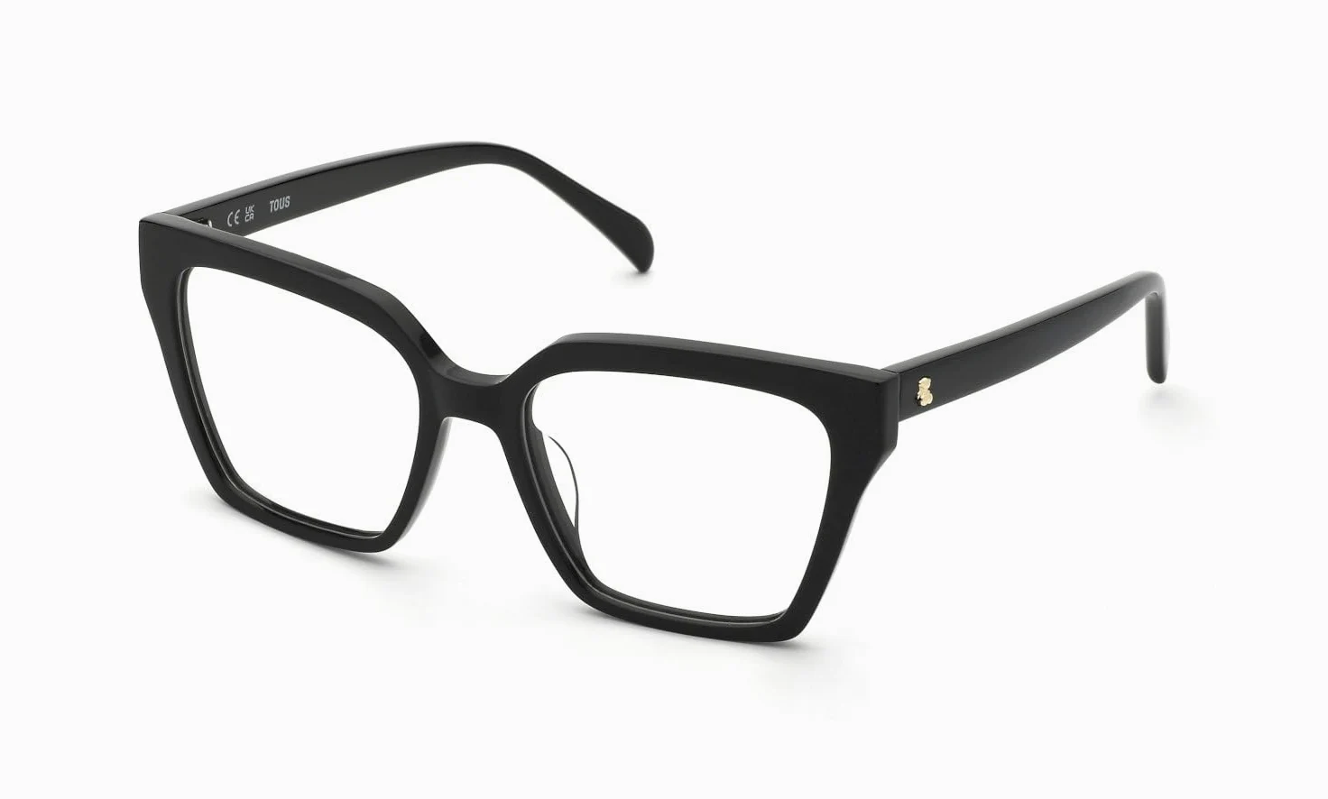TOUS VTOC47 Okulary Shiny Black, 52 damskie, Kolor czarny, 52