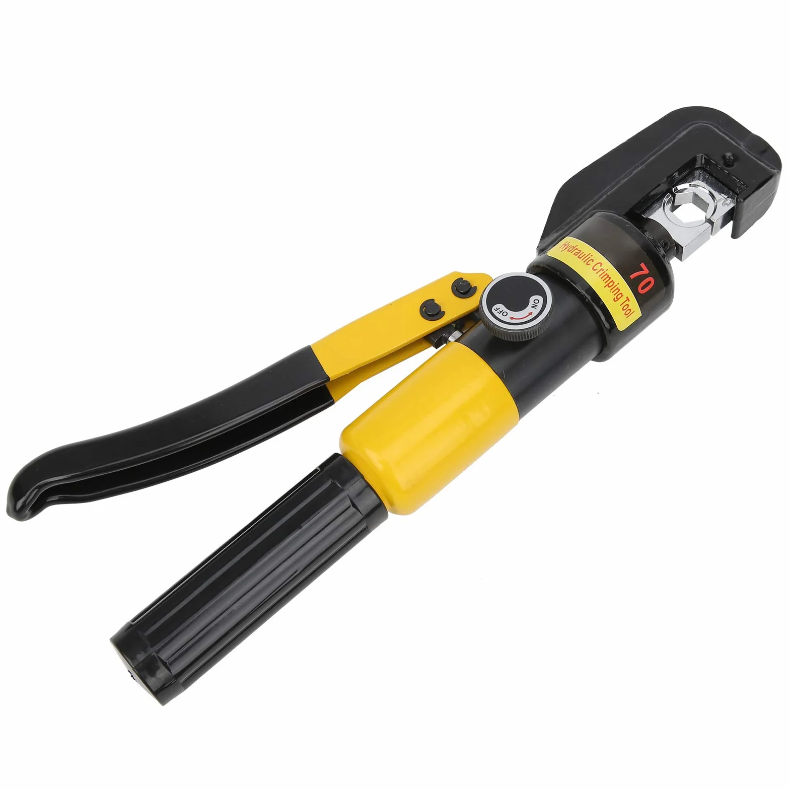 Narzędzie do zaciskania, szczypce hydrauliczne 6 ton Zintegrowane przenośne narzędzie do zaciskania ciśnieniowego z 16-częściowymi formami YQK-70 Pasuje do agregatów prądotwórczych, pojazdów rekreacyj