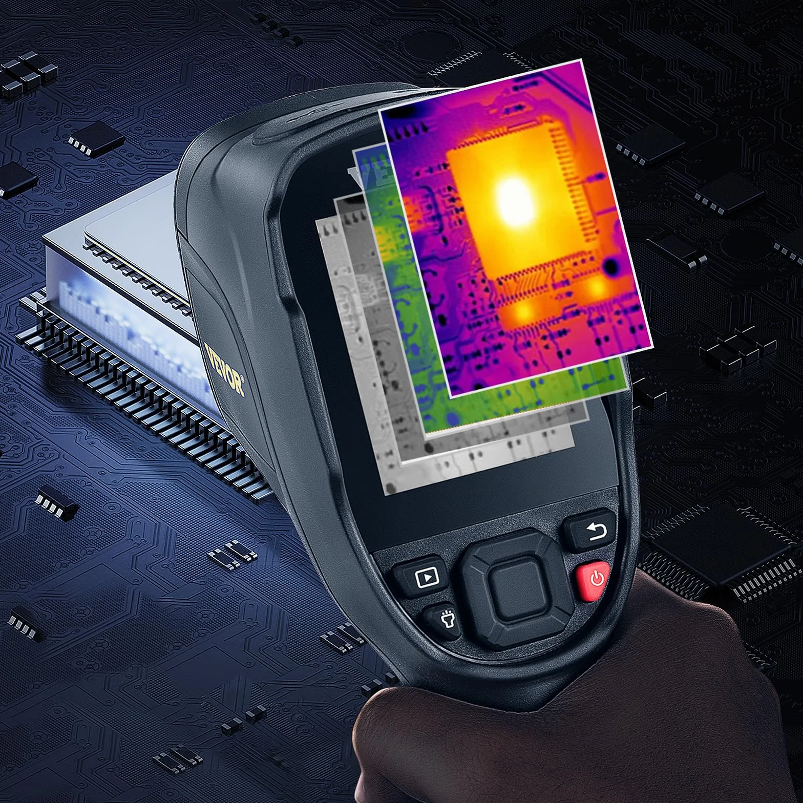 Vevor Sc240 Thermal Imaging Camera Termowizor, Czarny, 64 Gb