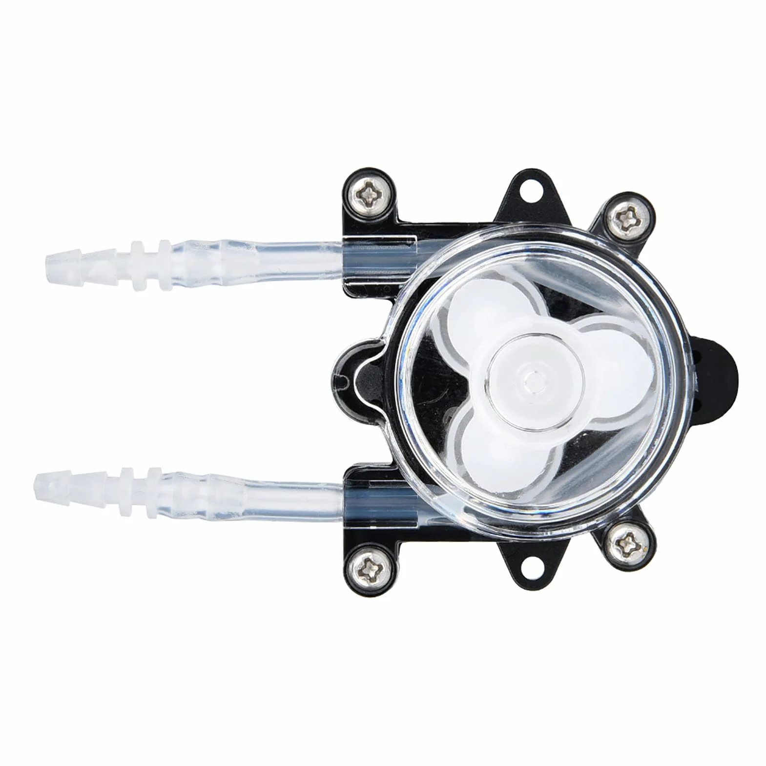 Mini pompa perystaltyczna DC 12 V laboratoryjna pompa dozująca do laboratorium o stałym przepływie, pompa dozująca do kontroli natężenia przepływu (rura gumowa 3 x 5 mm)