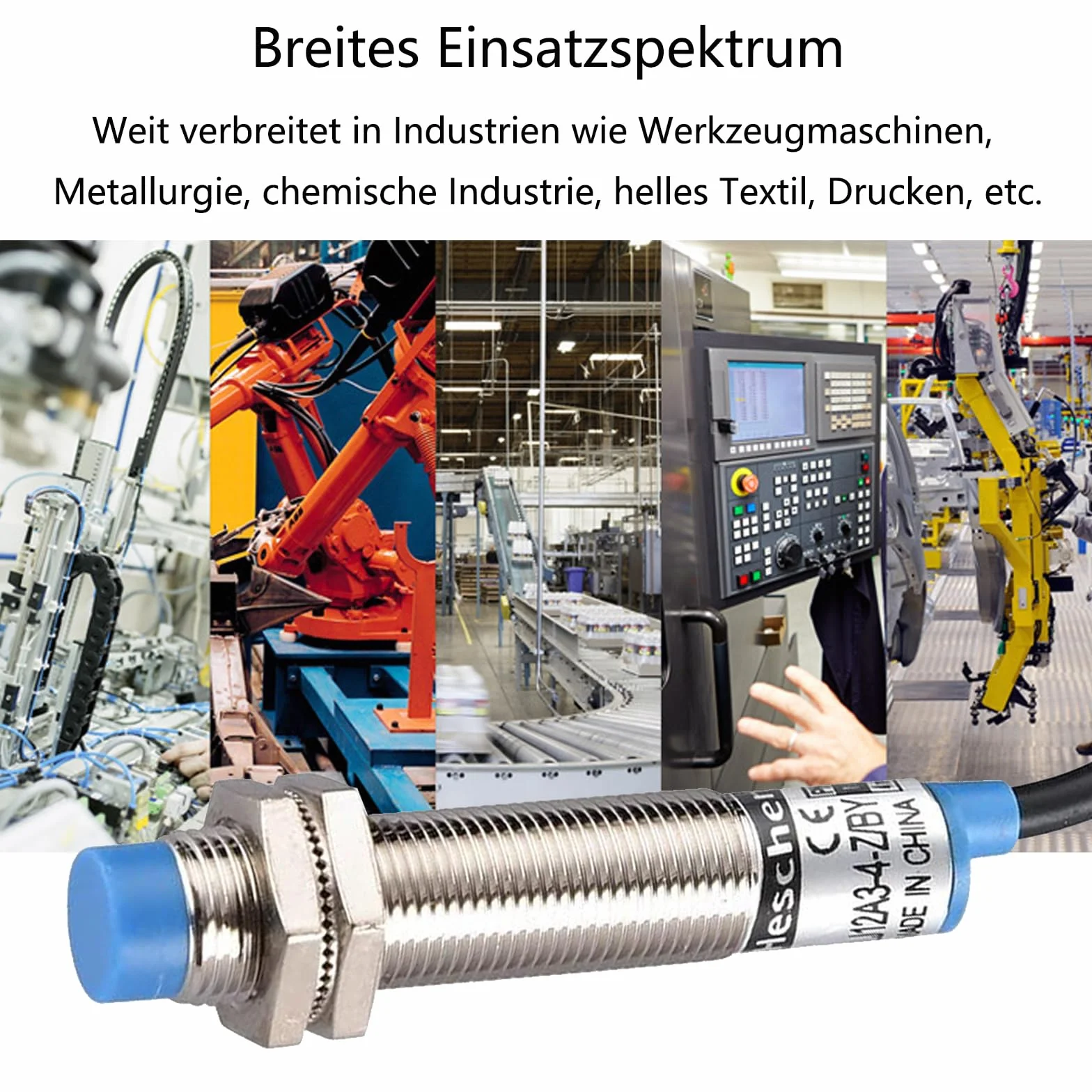 3 sztuki M8 indukcyjny czujnik zbliżeniowy, przełącznik nietyp tarczy LJ8A3-2-Z/BX detektor 2 mm 12-24 V DC 200 mA NPN indukcyjny przełącznik zbliżeniowy, 3 przewody