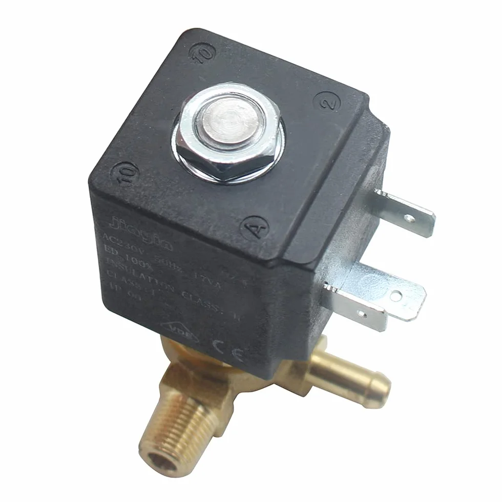 通用 JYZ-5 2/2-drożny AC 230 V 50 Hz żelazny zawór wodny do generatora pary GC9660/GC9630/GC9620 żelazo, normalnie zamknięty