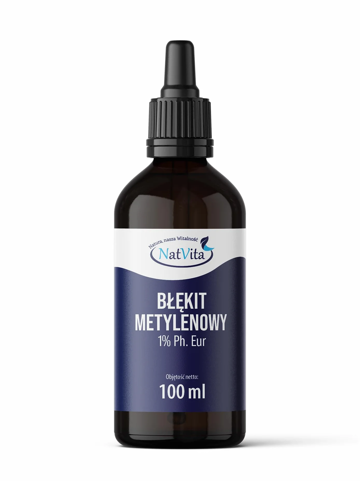 Błękit Metylenowy 100ml Roztwór 1% - Jakość Farmaceutyczna, Sprawdzona Laboratoryjnie