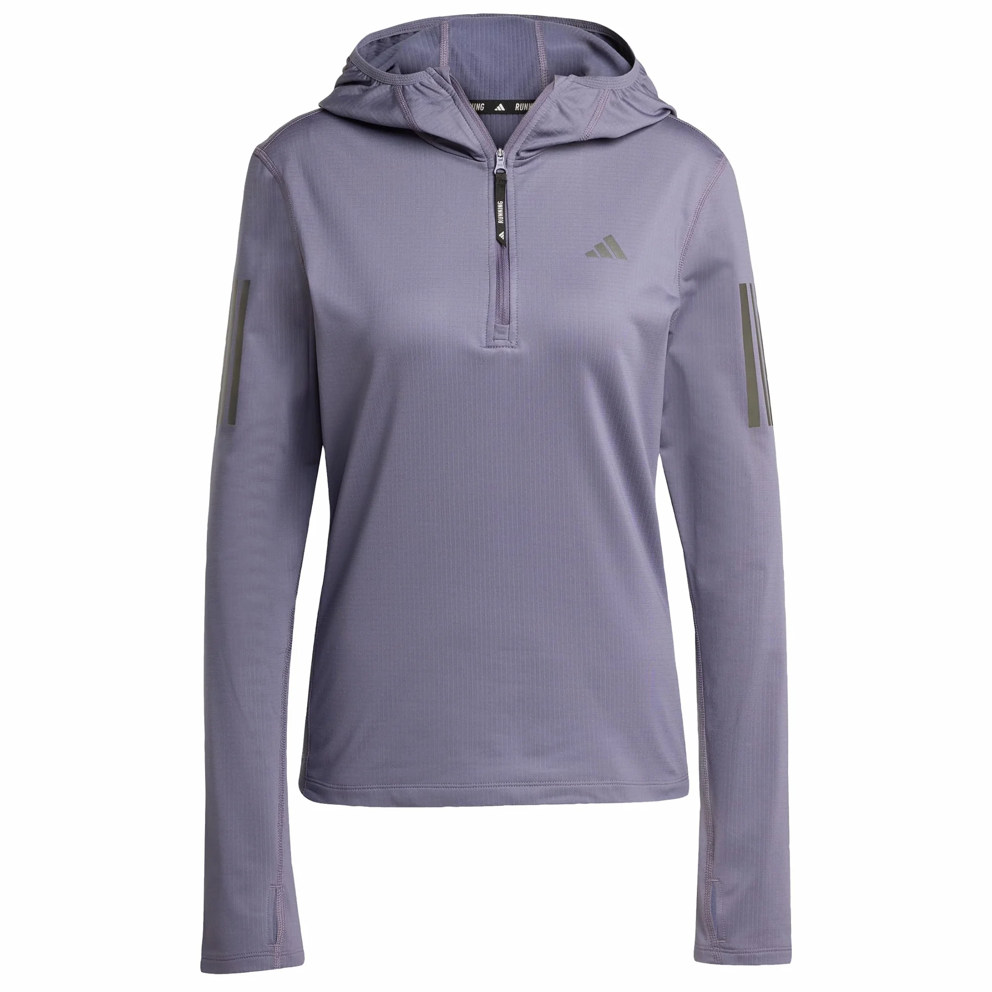 adidas Kobiety Own the Run Winterized Hooded Half-Zip, Preloved Violet, L
