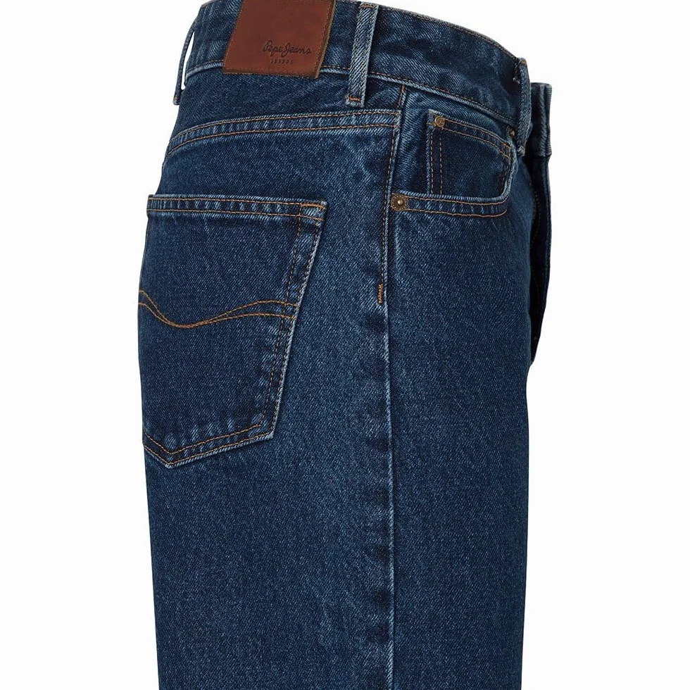 Pepe Jeans Proste Dżinsy Uhw Pl204731 - Dżins Kobiety