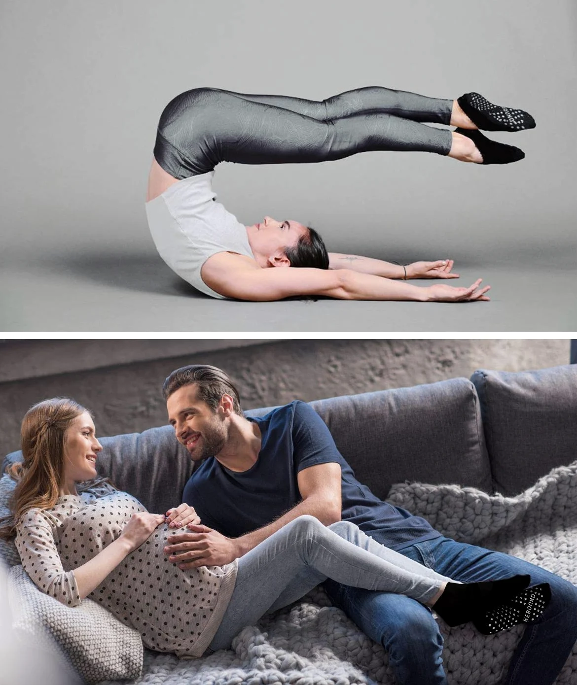 DIBAOLONG Damskie i męskie skarpety o niskim kroju, 6 par kostek No Show Athletic Short Cotton Socks