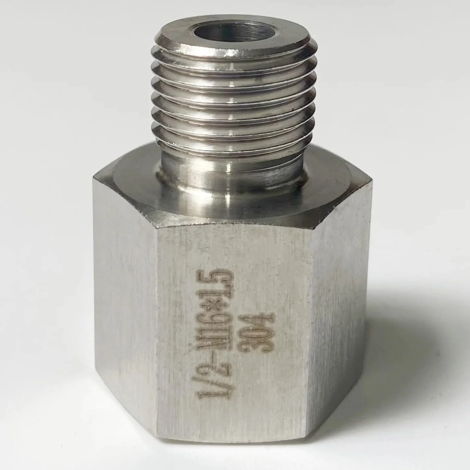 Złącze do rur wysokociśnieniowych ze stali nierdzewnej 304, gwint żeński 1/2" BSPP do M8, M16, M20, gwint męski 1/8", 1/4", 3/8", 1/2", 3/4" BSP(M16x1.5 Male)