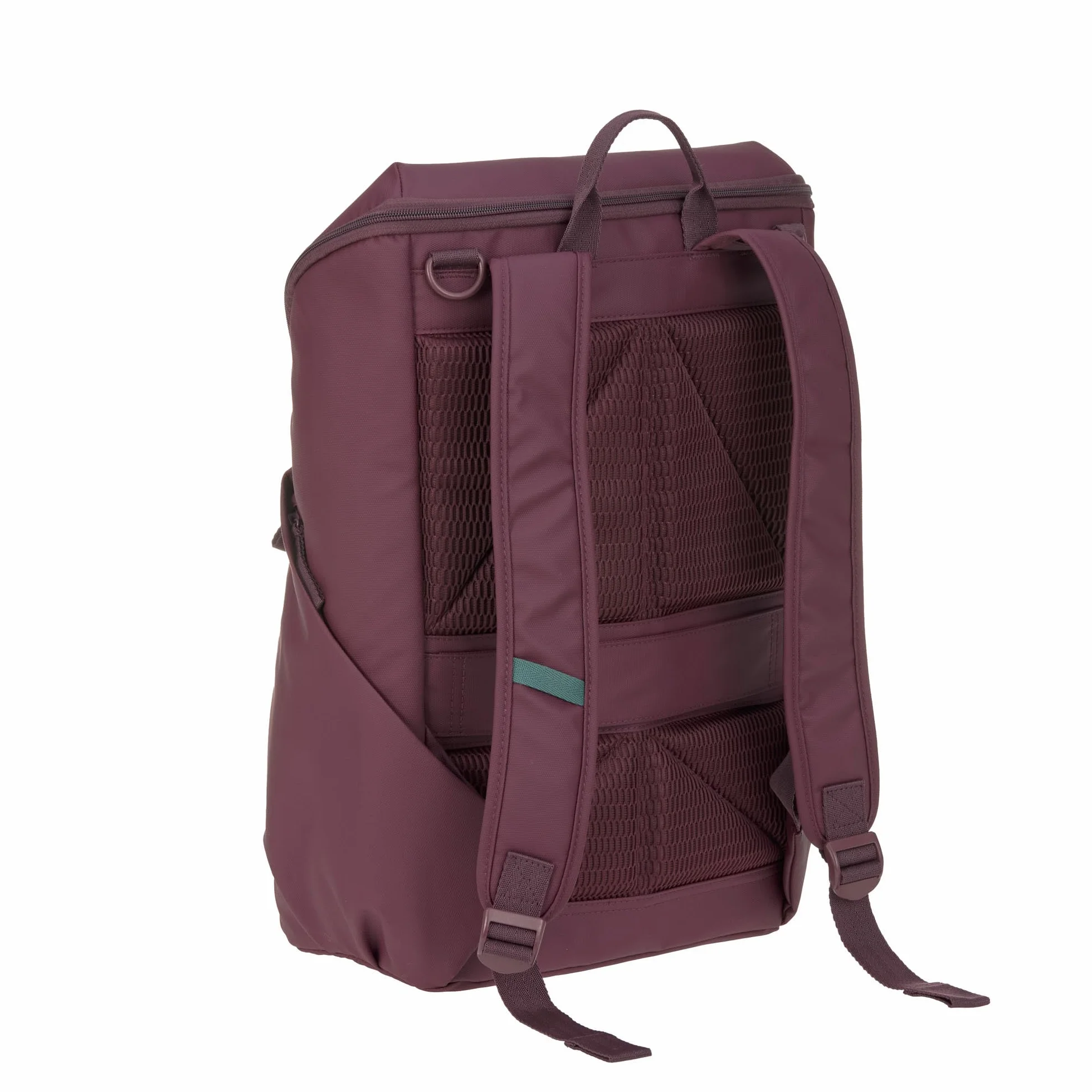 LÄSSIG Plecak do przewijania dla niemowląt z podkładką do przewijania, mocowaniem do wózka dziecięcego i uchwytem na butelkę/GRE Slender Up Backpack