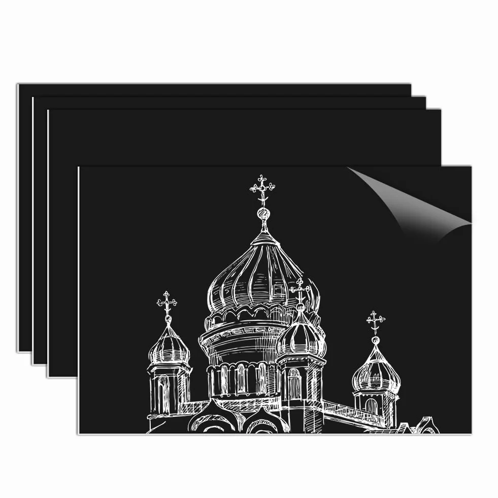 Materiał laserowy 30 x 20 cm, płyta z tworzywa sztucznego ABS do grawerowania, grubość 1,3 mm, płyta do grawerowania, półfabrykaty, 4 sztuki, płytki do grawerowania, do tabliczki z nazwiskiem, drzwi