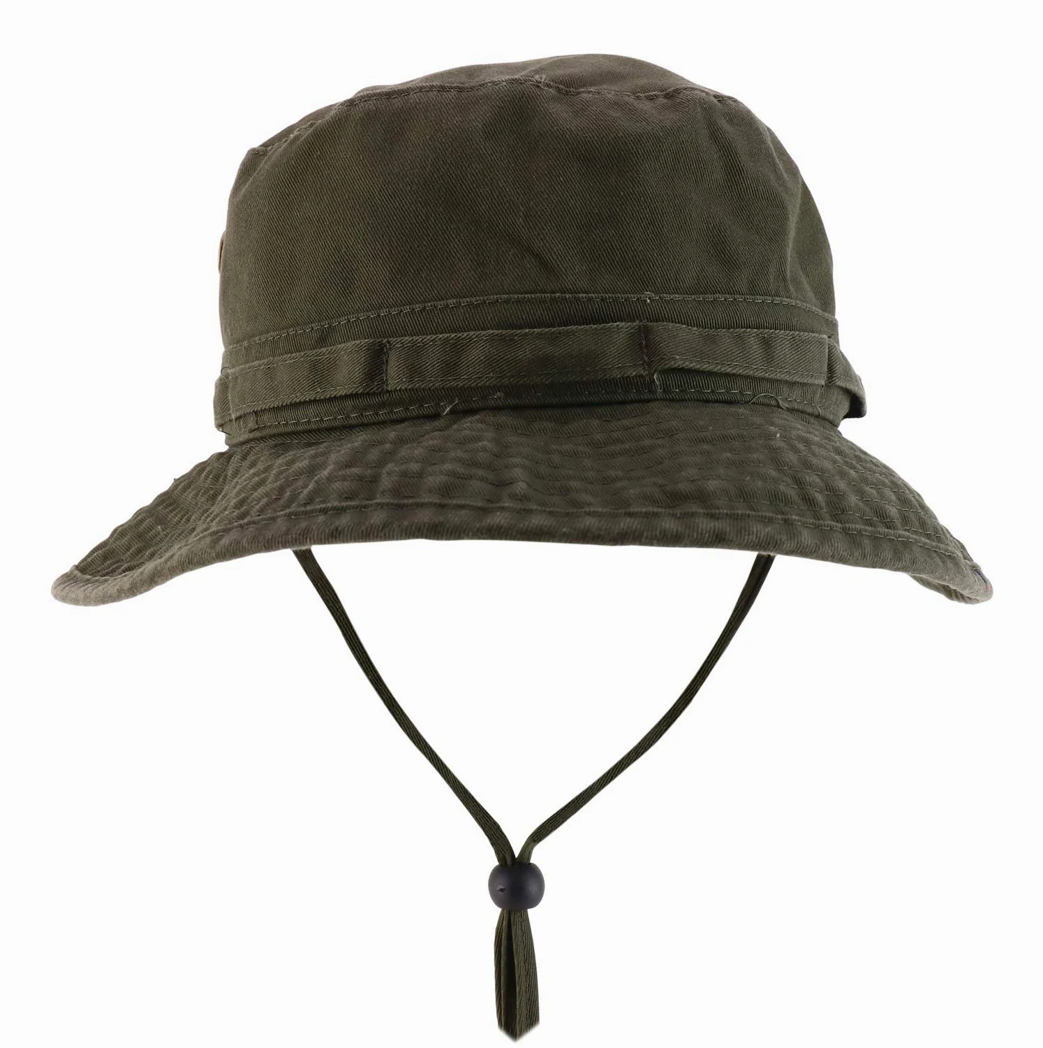 Armycrew Boonie Mężczyźni Duży ponadwymiarowy kapelusz typu jungle boonie ze sznurkiem podbródkowym pasuje do XXL