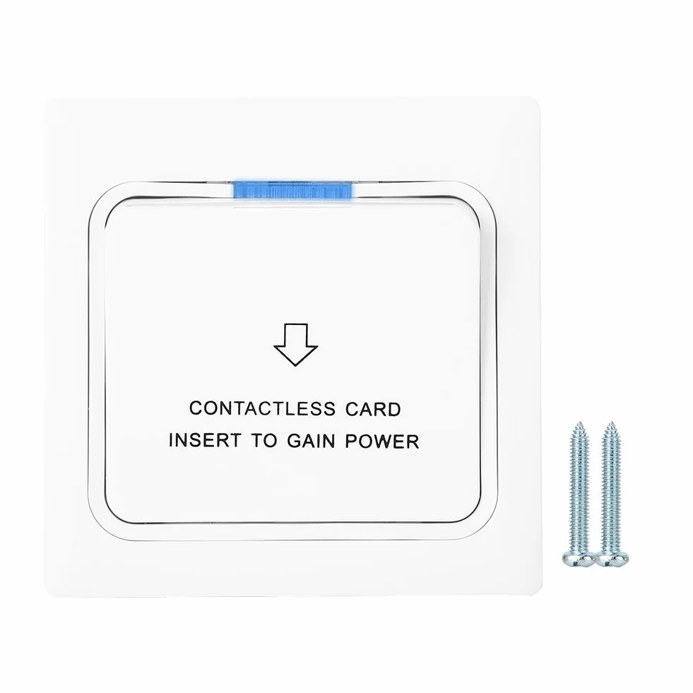 Power Key Card Sensor Panel Przełącznika Rozpoznawania Energii Elektrycznej Przenośny Trwały Włącznik światła do Oszczędzania Energii w Hotelu Domowym