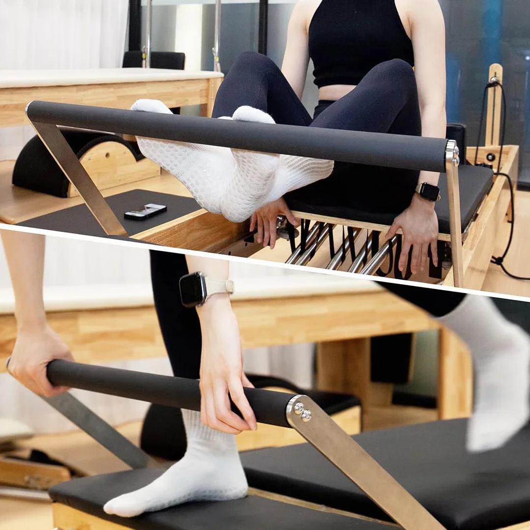 4 pary antypoślizgowe skarpetki do jogi i pilatesu, damskie