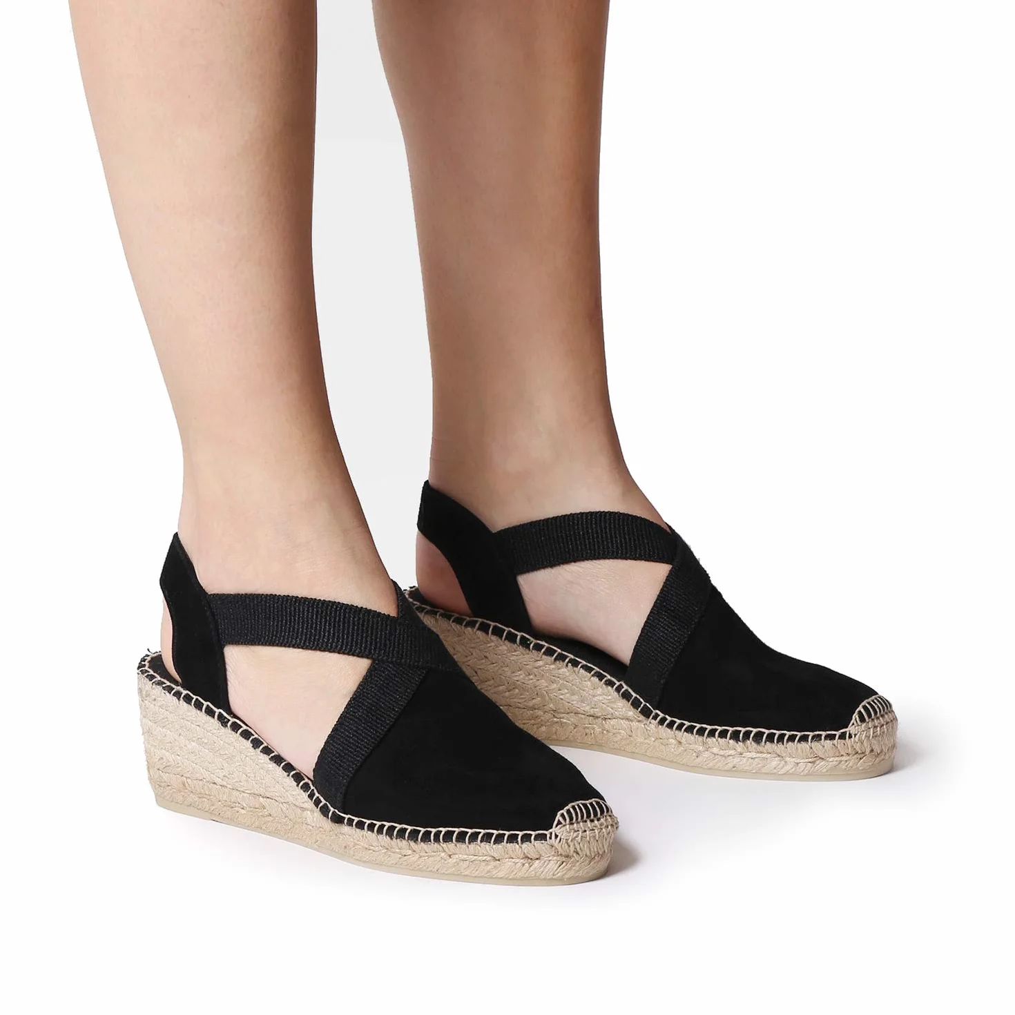 TONI PONS TONA -Toni Pons women's wedge espadrille made of suede.