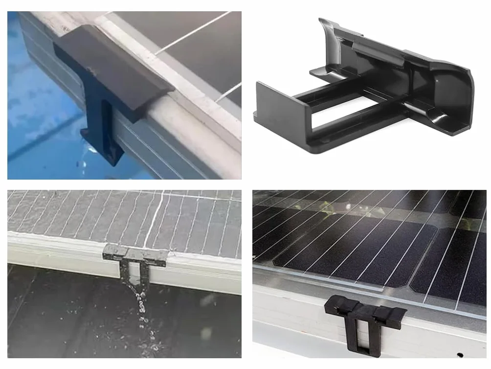 50 szt. klipsów do paneli słonecznych do odpływu wody 30 mm, klipsy do odprowadzania wody PV, klipsy do odprowadzania wody, moduły PV, klipsy do czyszczenia paneli fotowoltaicznych, 30 mm,