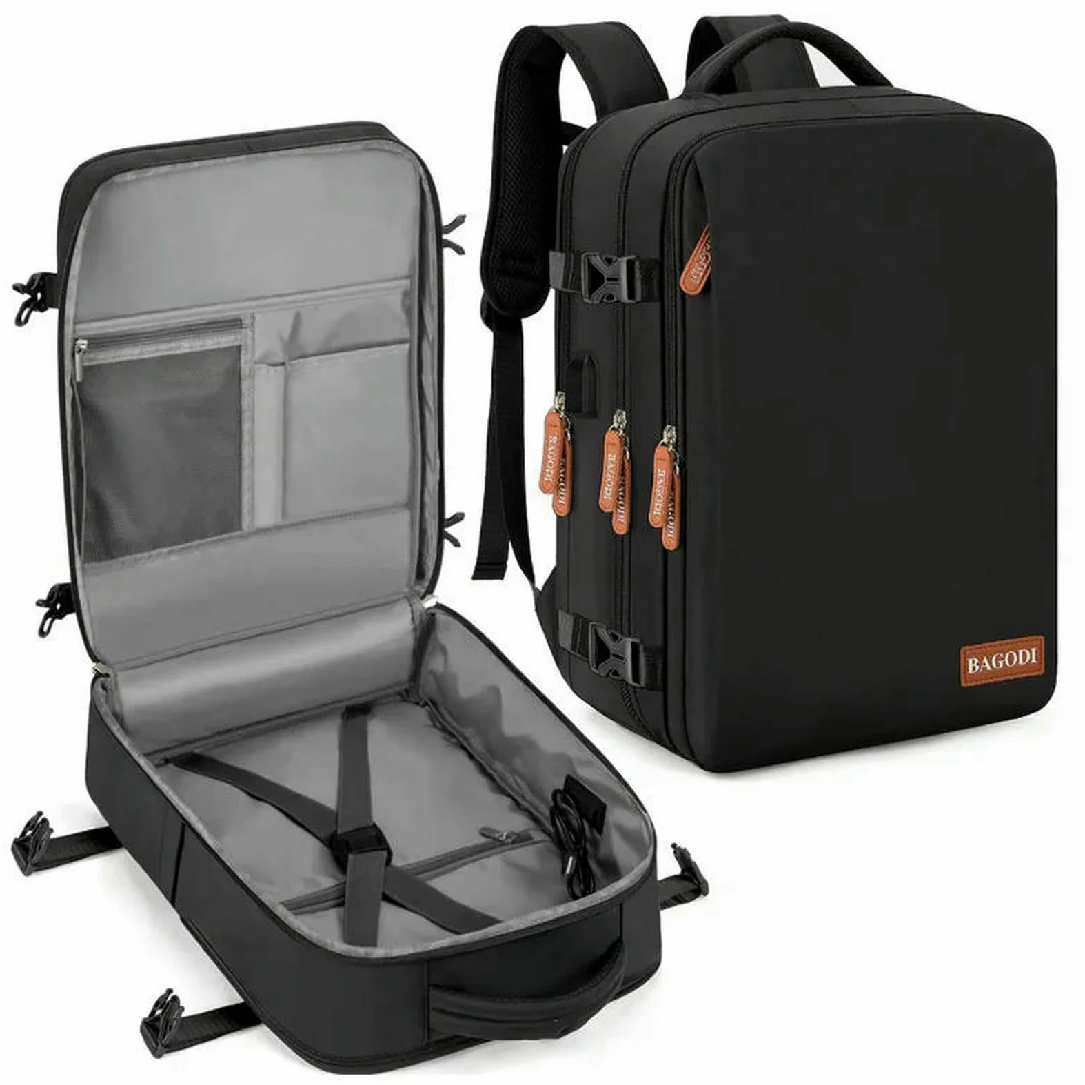Plecak podróżny 40 x 20 x 25 - przenośne torby samolotowe Easyjet 45 x 36 x 20 cm, lekka walizka
