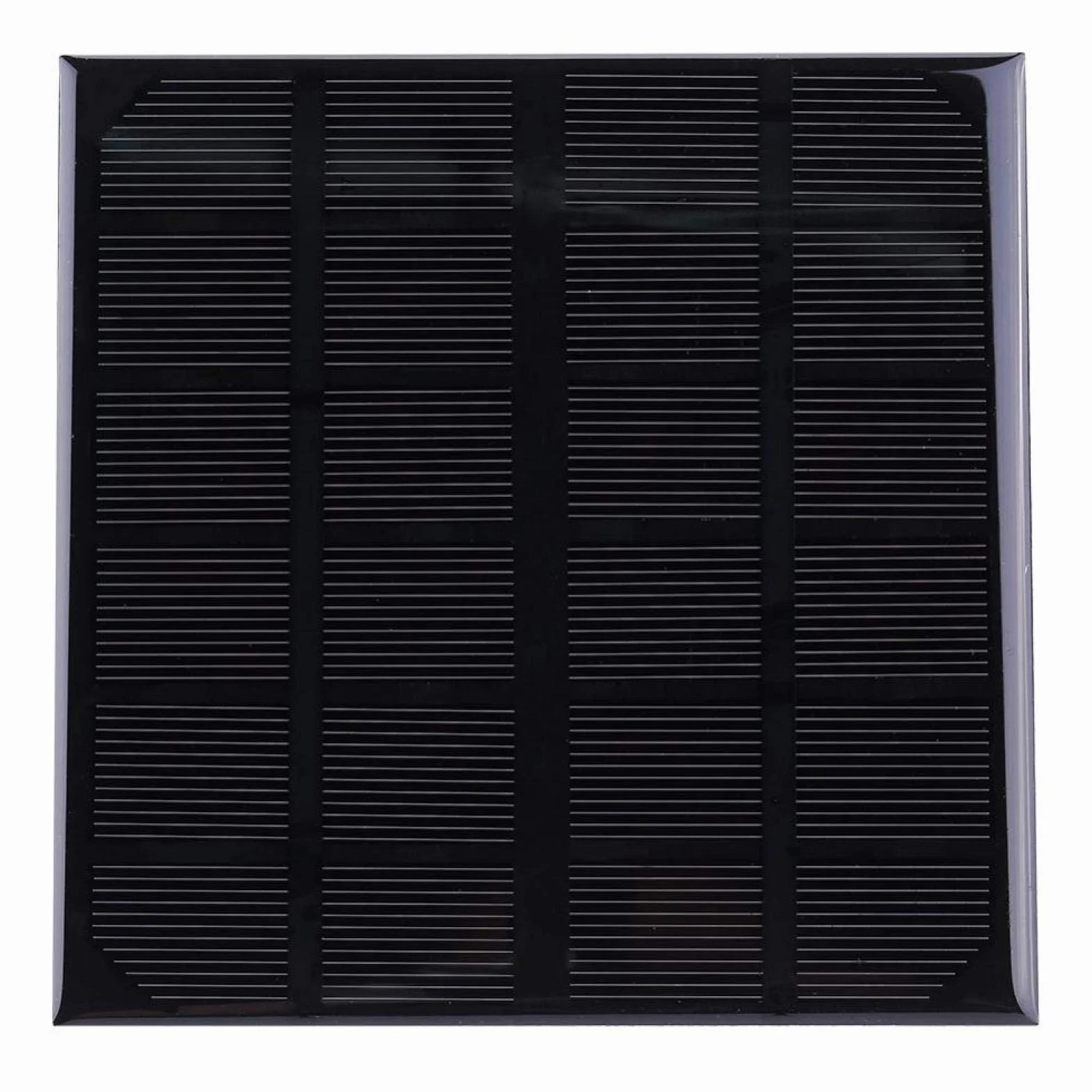 CHICIRIS Panel słoneczny, wyjście DC 3 W, 6 V, wysokowydajny moduł solarny 5,7 x 15,7 cala, do lampy kempingowej, latarni ulicznej