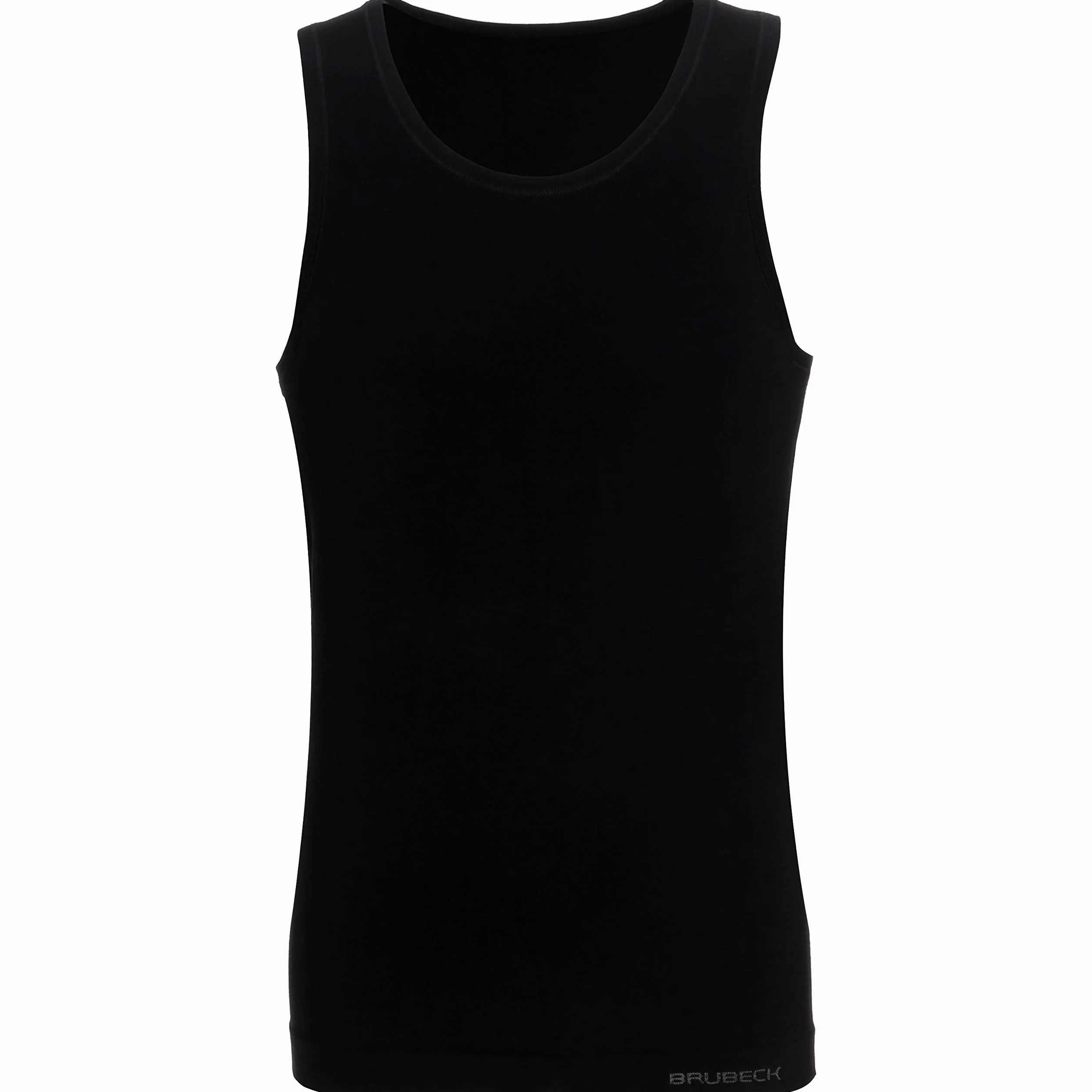 BRUBECK Męski podkoszulek | koszulka bez rękawów | oddychająca koszulka bez rękawów | top pod pachami | bezszwowa koszulka bez rękawów | tank top męski | 55% bawełna | TA00540A