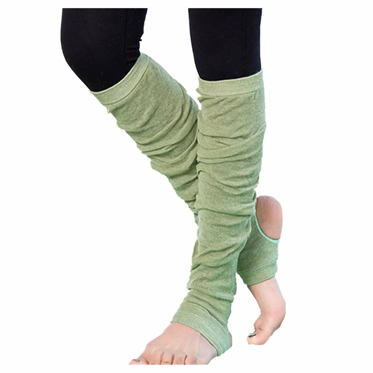 skarpety damskie Długie Lato Cienkie Skarpety Souch Kobiety Nogi Warmer Udo Wysokiej Pończochy Dance Dance Pilates Yoga Training Bawełna 3 pary pończochy damskie(M)