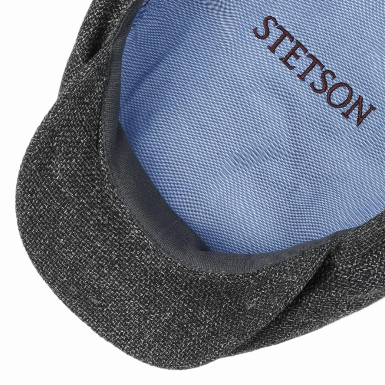 Stetson Taleco wełniana płaska czapka z lnu dla mężczyzn - wyprodukowana w UE czapka bluszczowa, podszewka, wiosna - lato