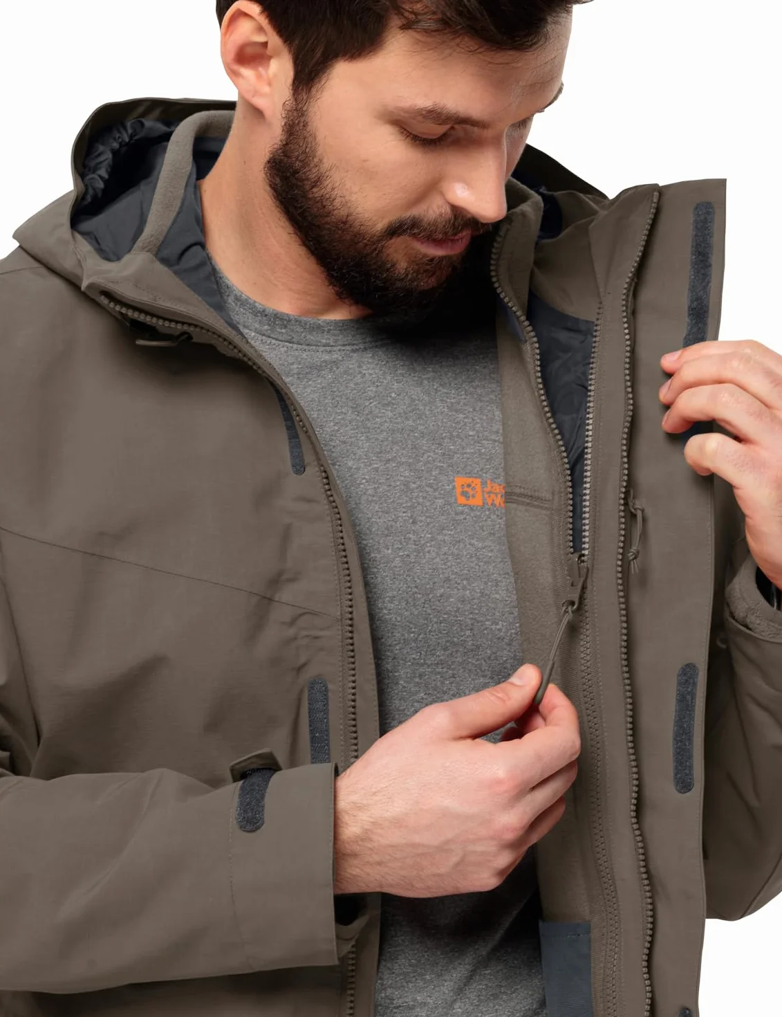 Jack Wolfskin Kurtka Mężczyźni Altenberg 3in1 Jkt M