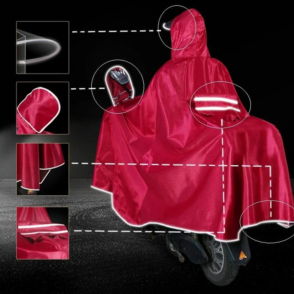 Ponczo przeciwdeszczowe do skutera elektrycznego, wodoodporna duża peleryna przeciwdeszczowa Hulajnoga Mobilna Płaszcz przeciwdeszczowy motocyklowy Pokrowiec przeciwdeszczowy Poncho Odzież przeciwdesz