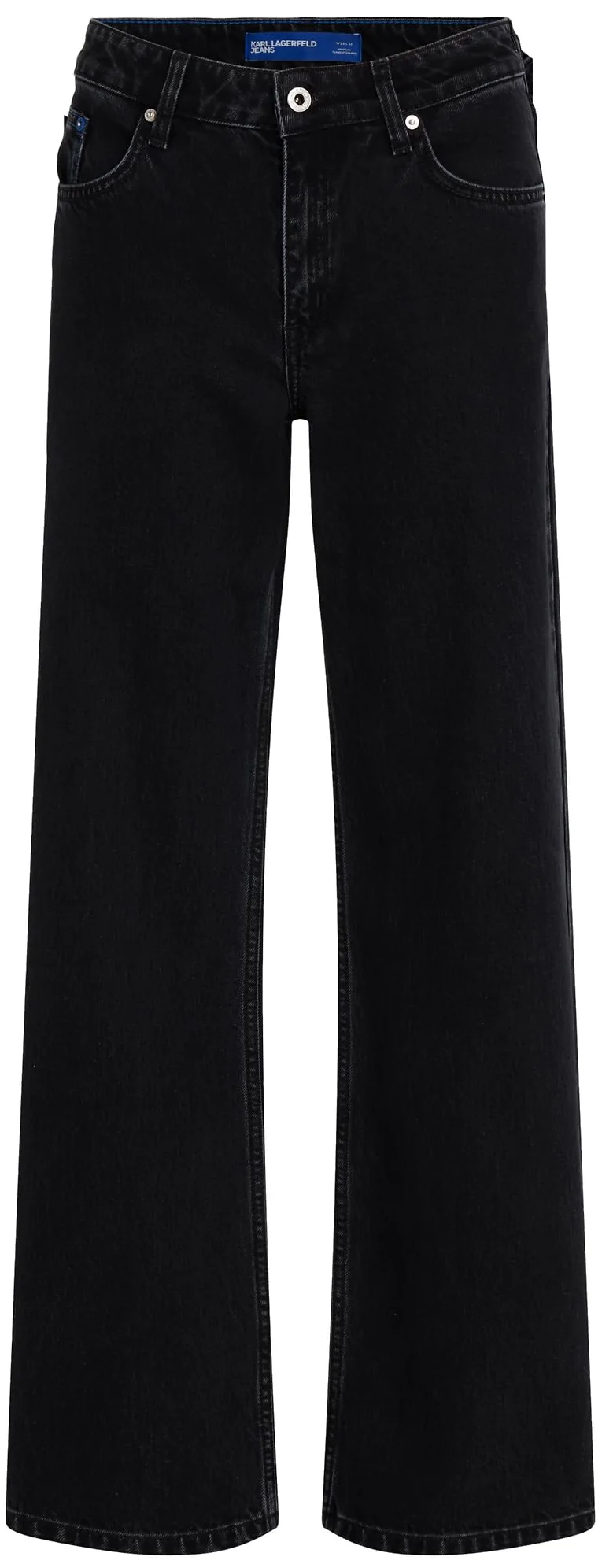 Karl Lagerfeld Jeans, Damskie, Średni Stan, Luźne Denim, Luźna Nogawka