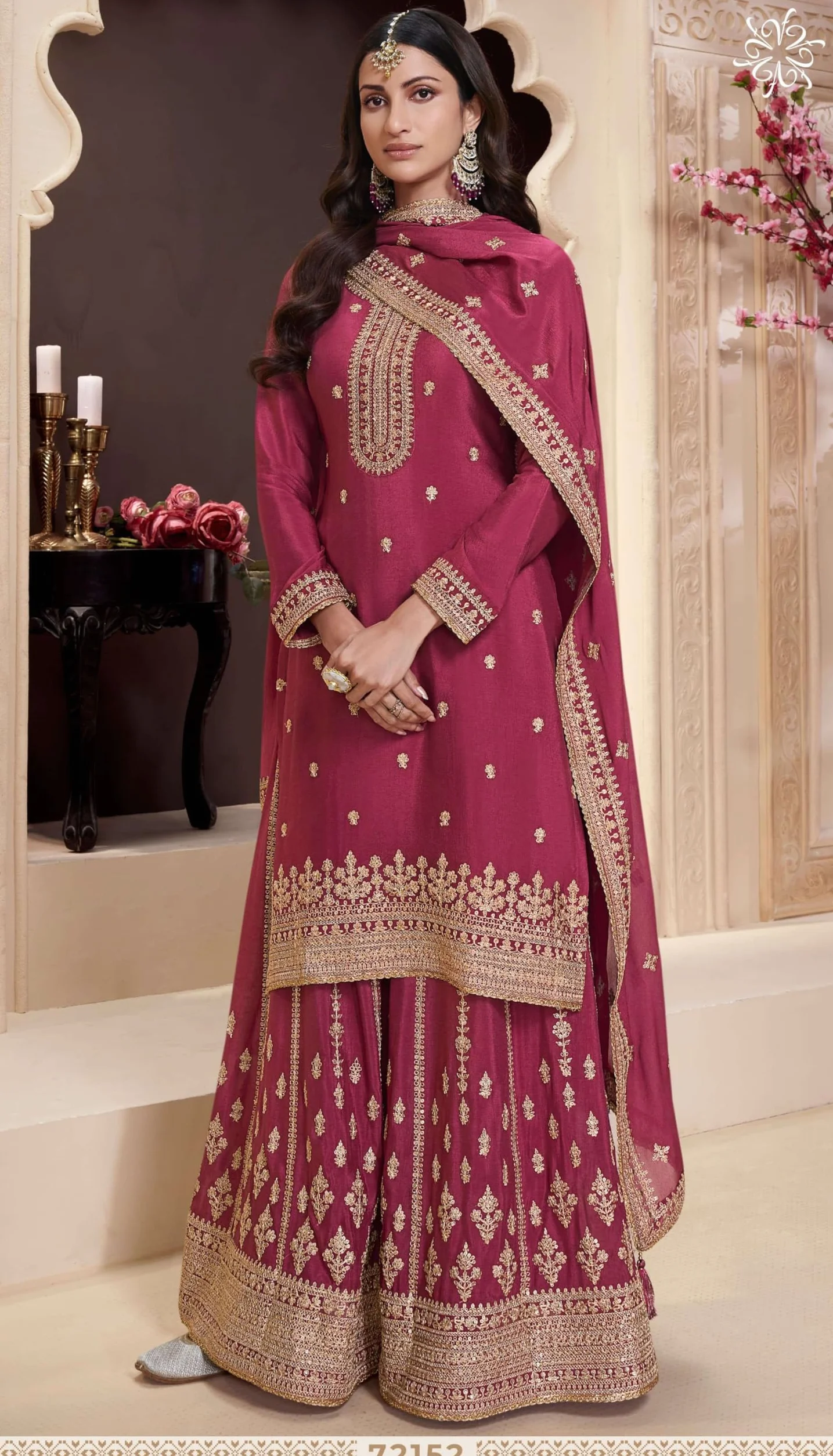 Shalwar Kameez indyjskie pakistańskie garnitury weselne designerskie sukienki Palazzo Wybór 44
