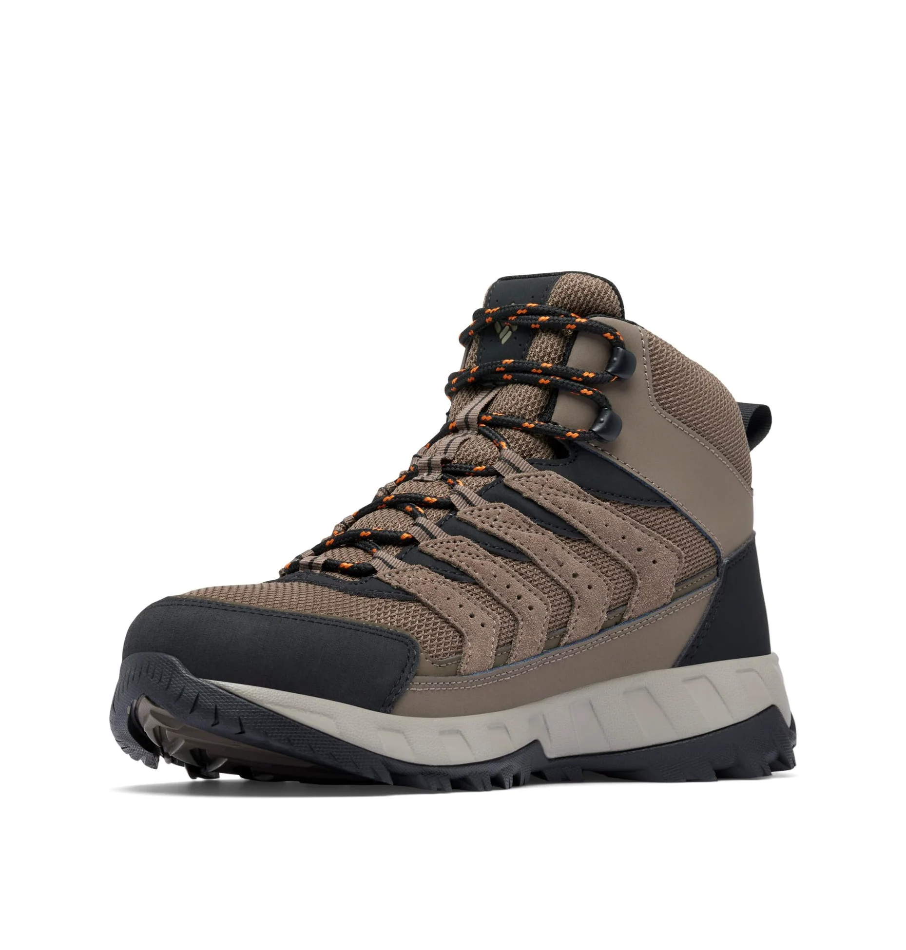 Columbia Męskie wodoodporne buty trekkingowe Strata Trail Mid, Mud Desert Sun, 47 EU