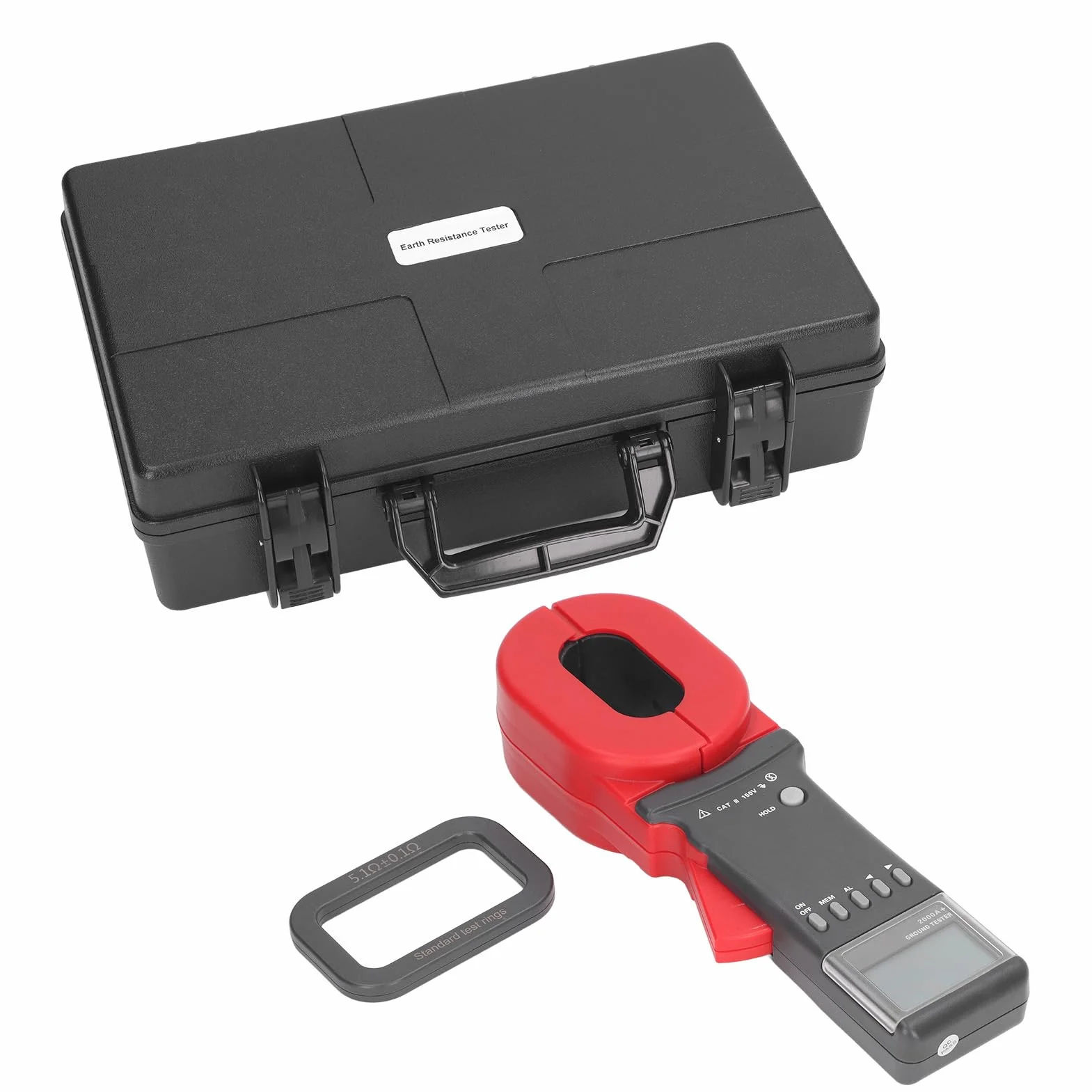 ETCR2000A+ tester rezystancji zaciskowych, cyfrowy tester uziemienia LCD 0,01 Ω - 200 Ω